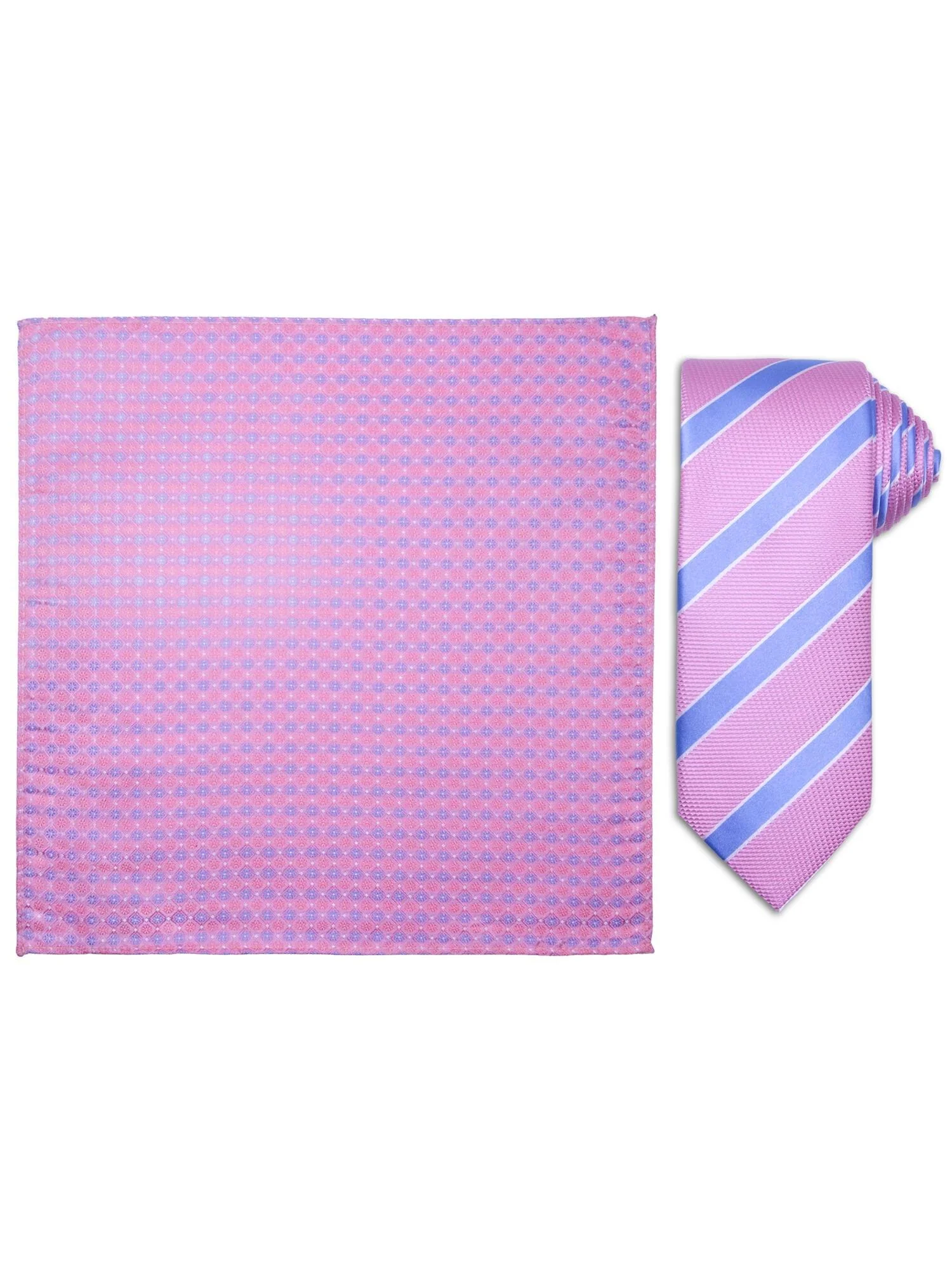 Santi Silkeslips m/lommetørkle  Rosa - Image 4