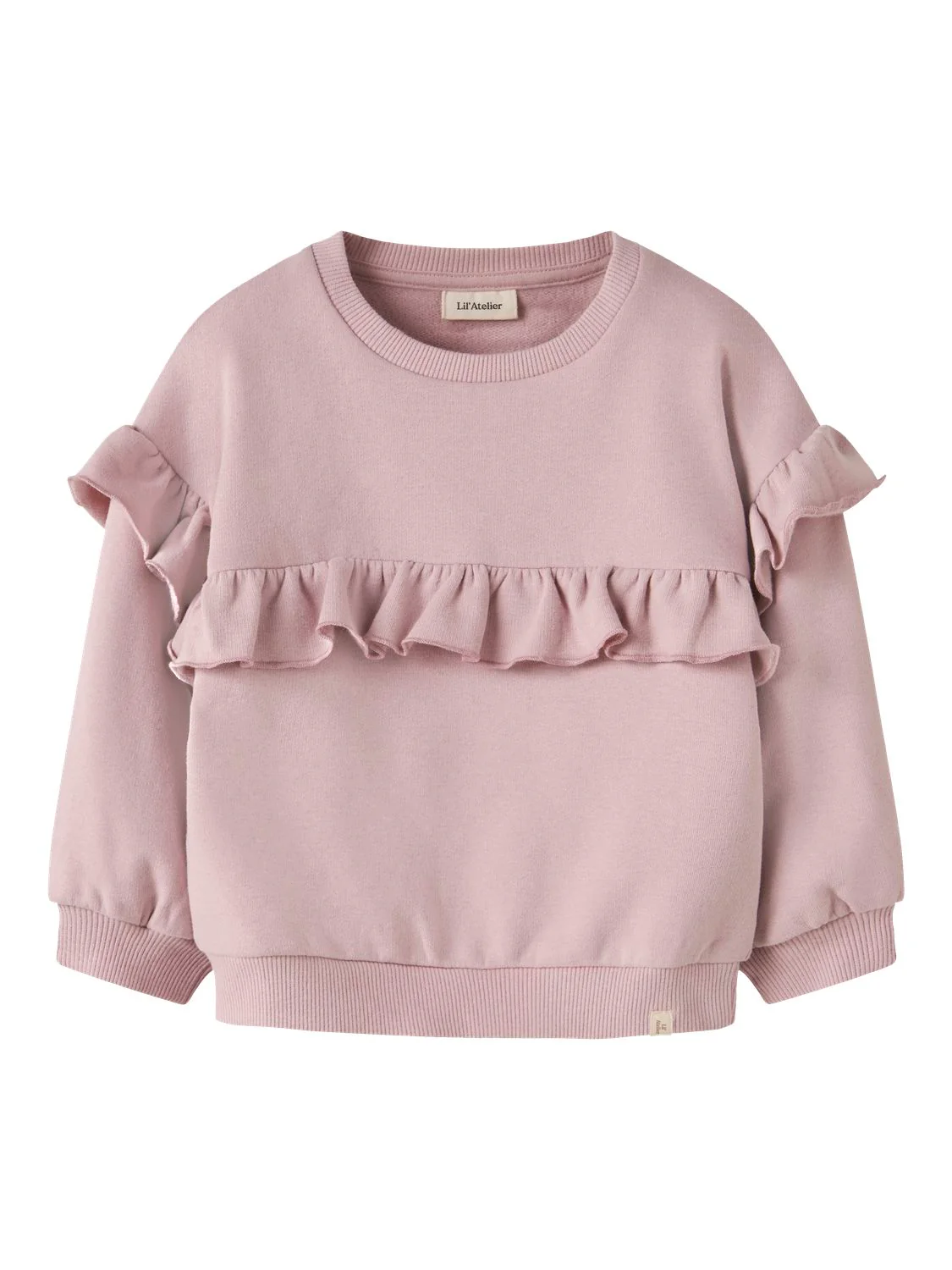 Flondon Rik Ls Loose Sweat  Mellomlilla