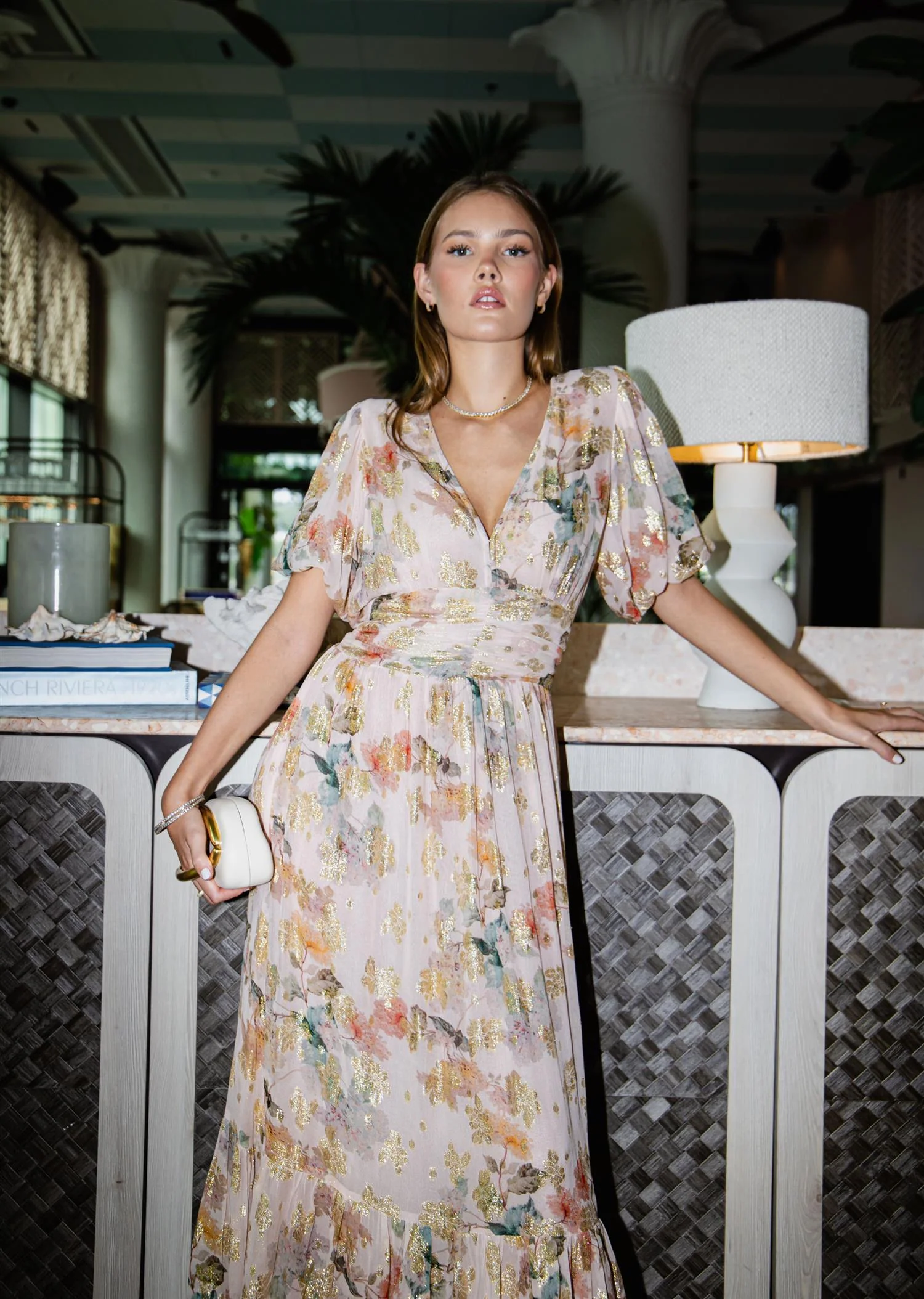 Leonora Dress Shimmering Garden  Shimmering Garden - Image 2