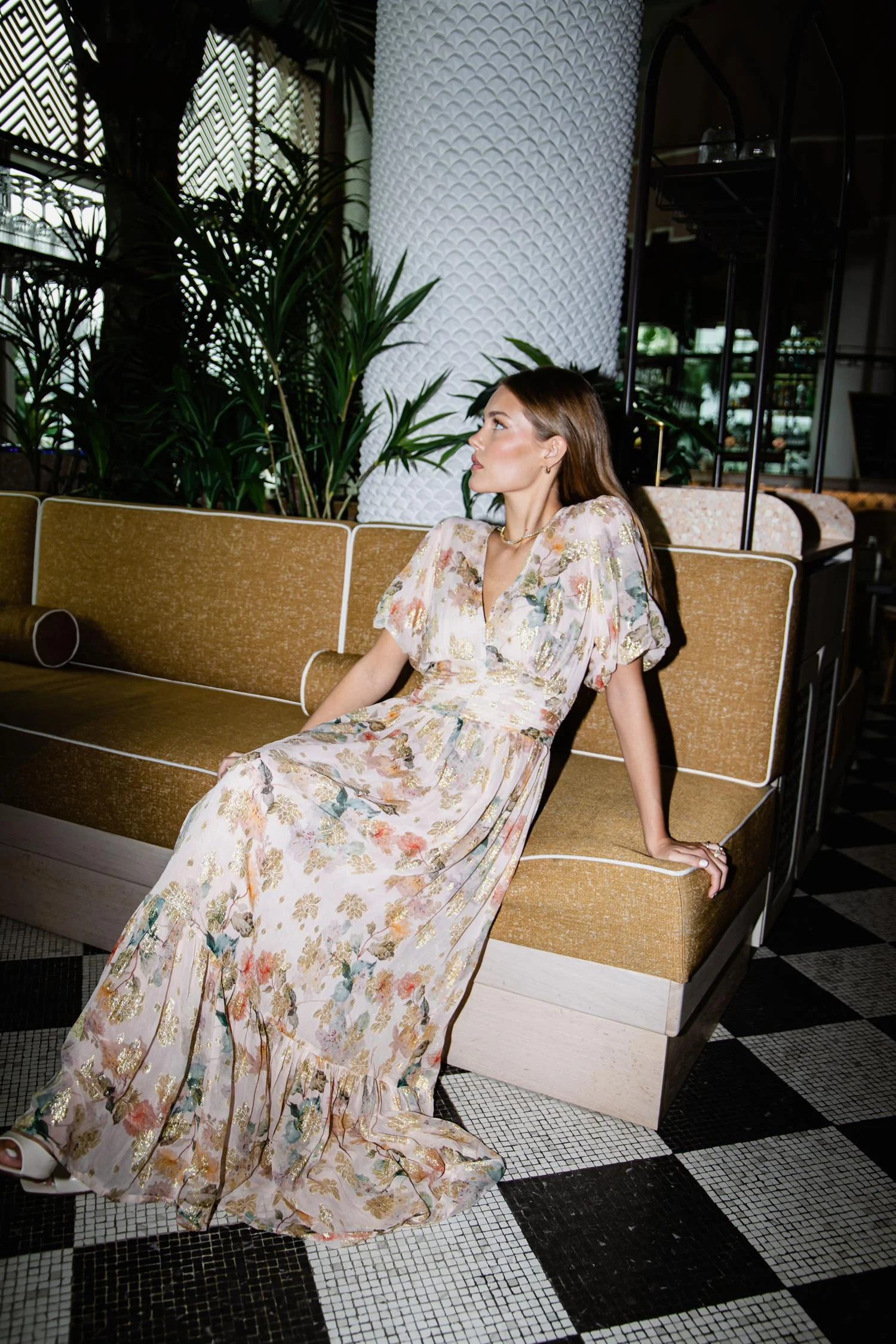 Leonora Dress Shimmering Garden  Shimmering Garden - Image 3