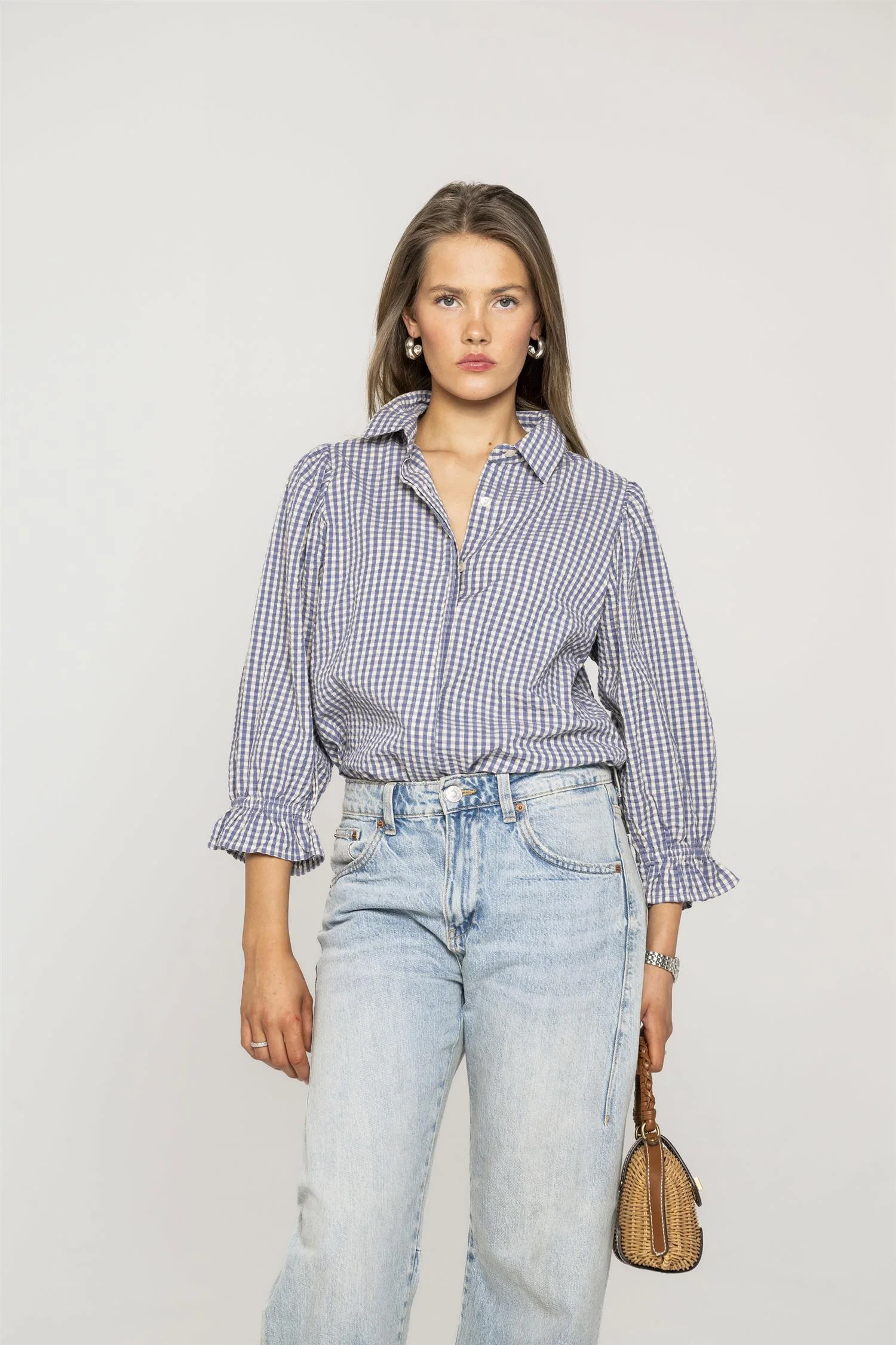 Amy Shirt  Misty Blue