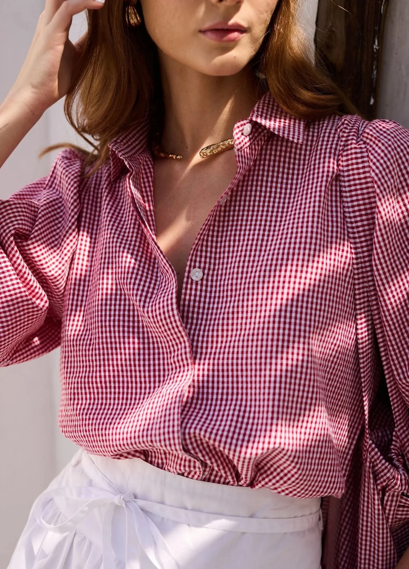 Amy Shirt  Tuscany Red - Image 3