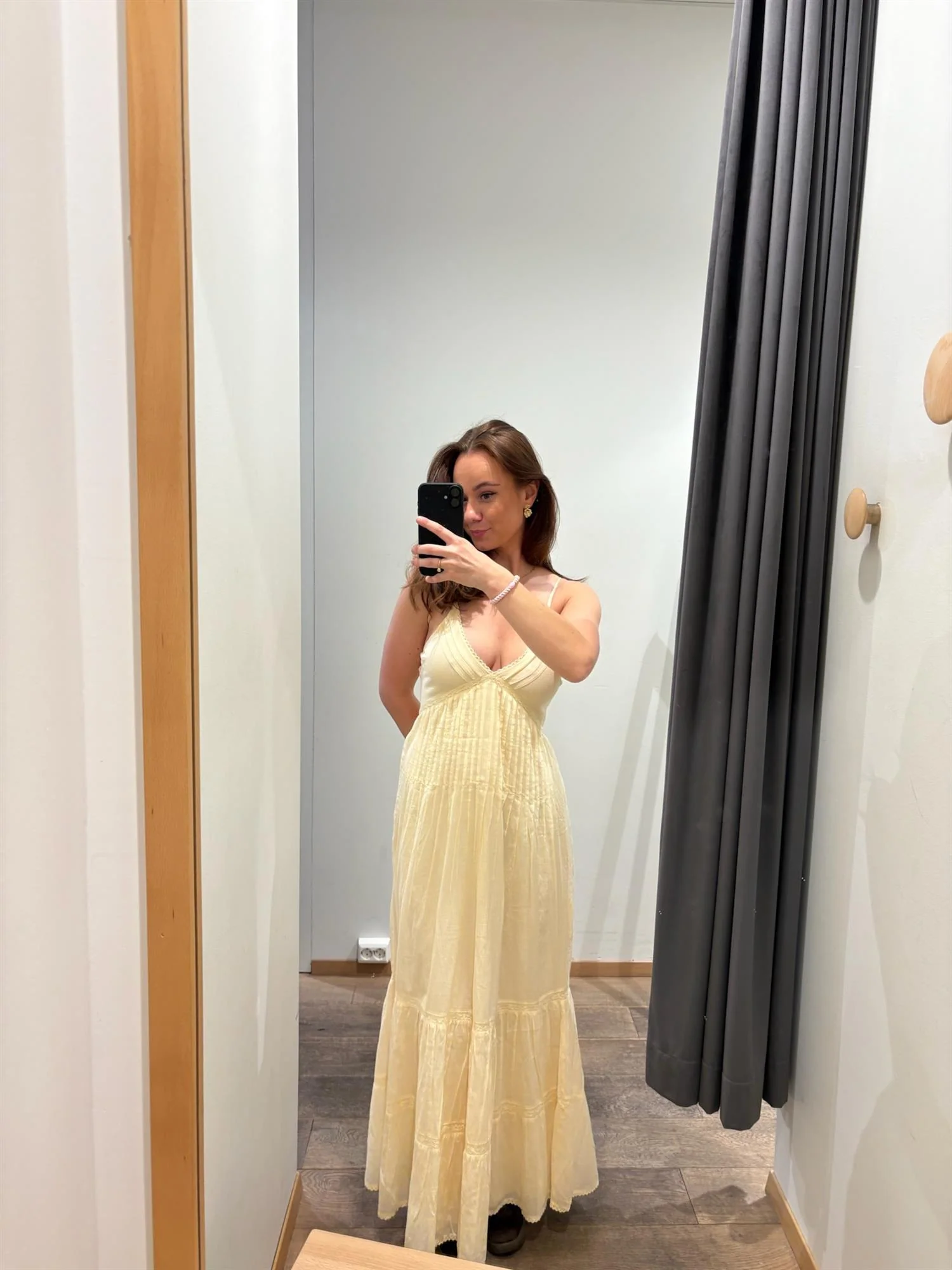 Elorie S Voile Dress  Butter Yellow - Image 9