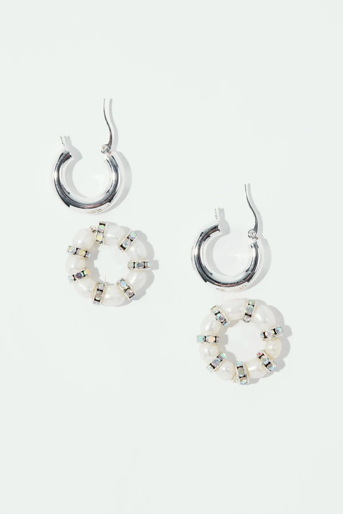 La Perla Créoles  Silver - Image 3