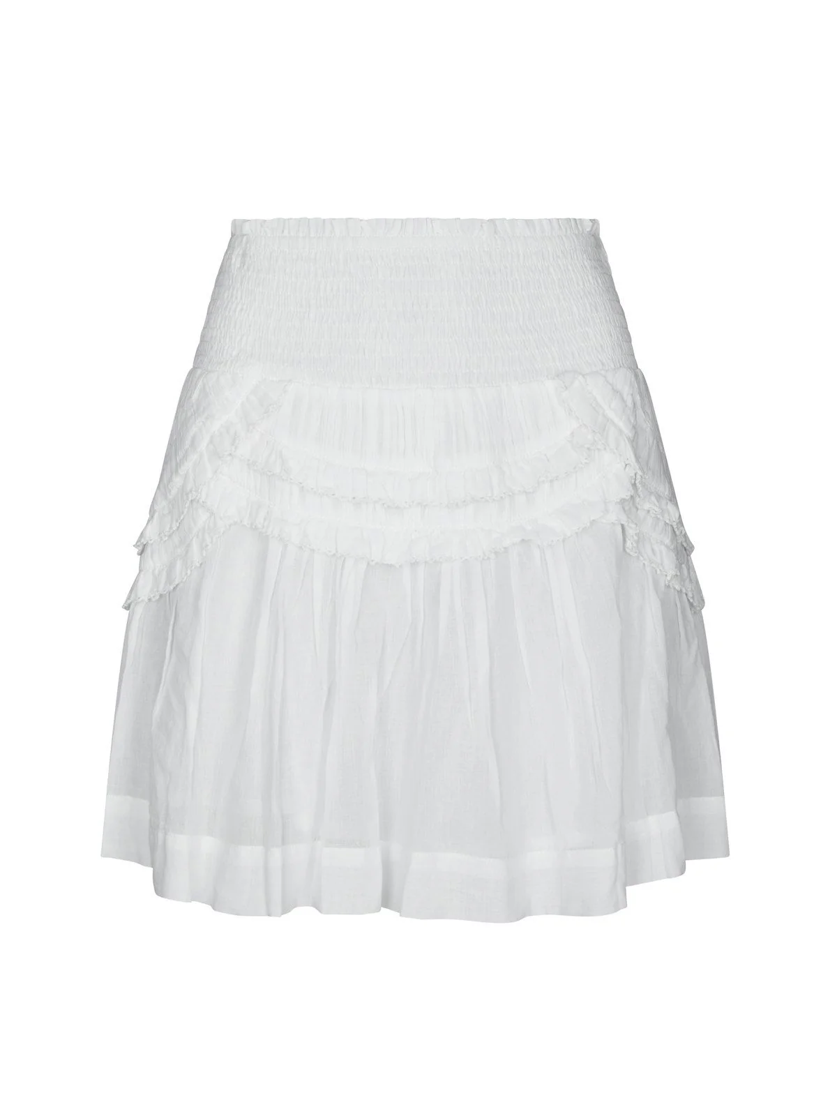 Maliah S Voile Skirt  White