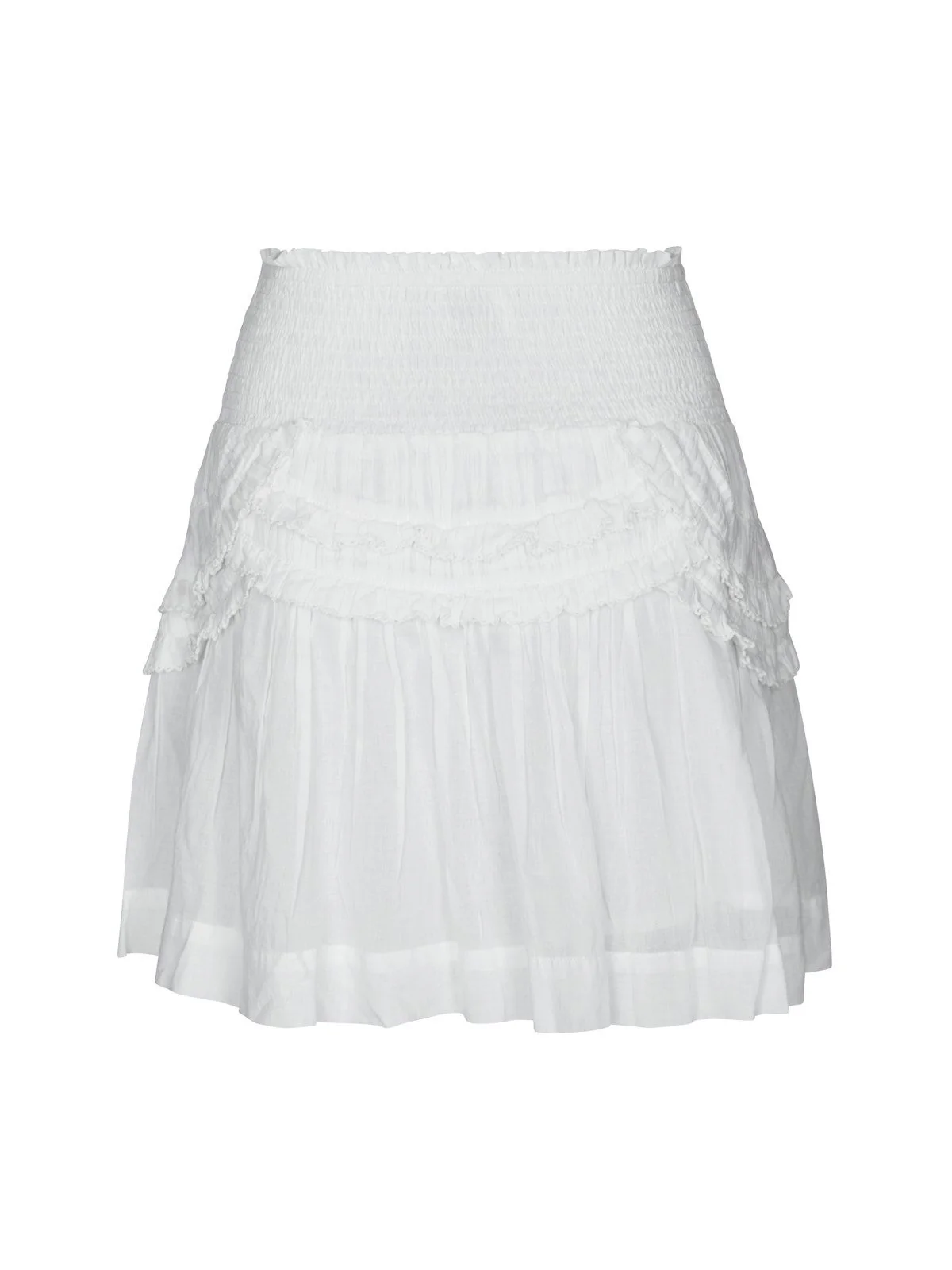 Maliah S Voile Skirt  White - Image 6