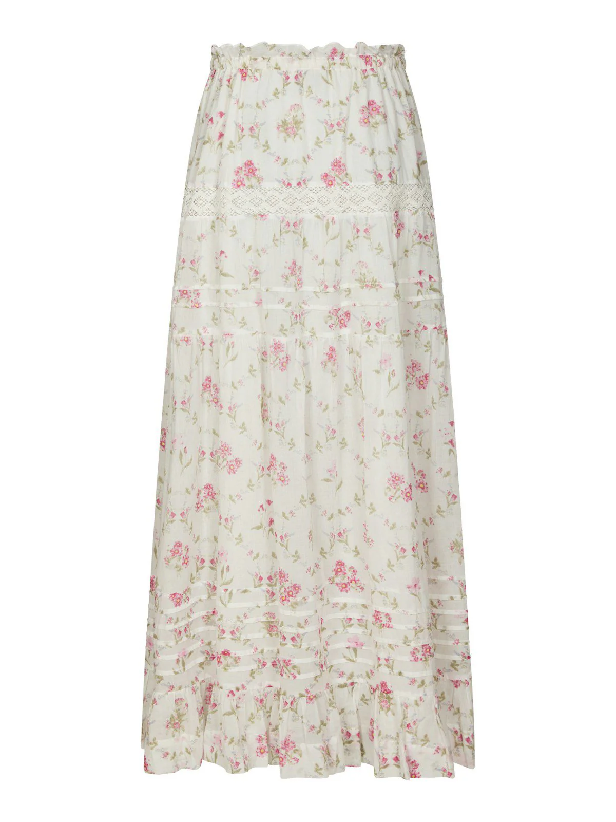 Fippo Spring Flower Skirt  Off White - Image 8