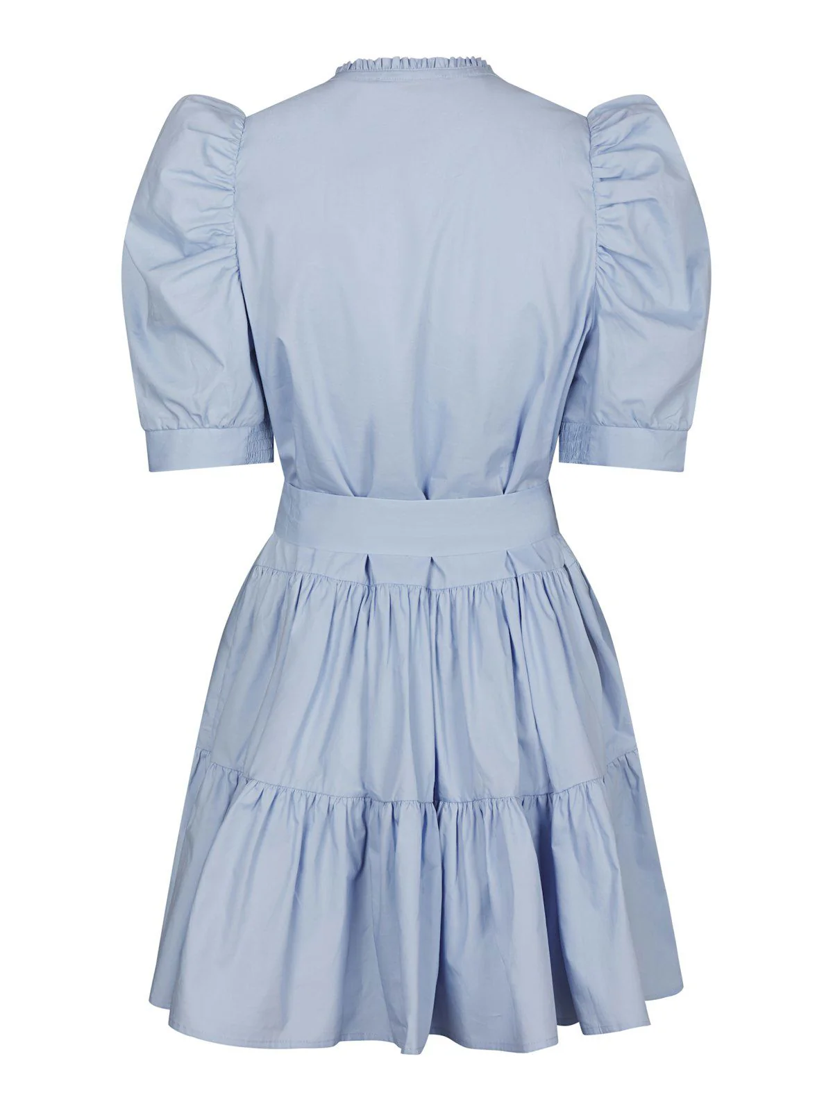Tabbie Poplin Dress  Light Blue - Image 5