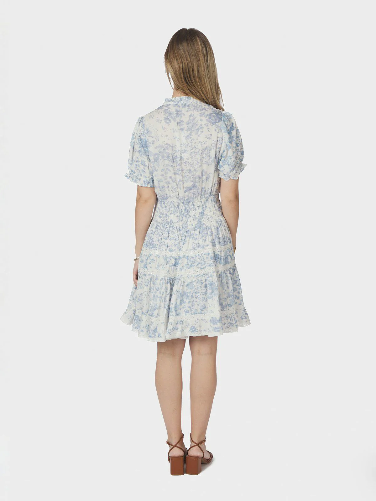 Constance Porcelain Dress  Light Blue - Image 7