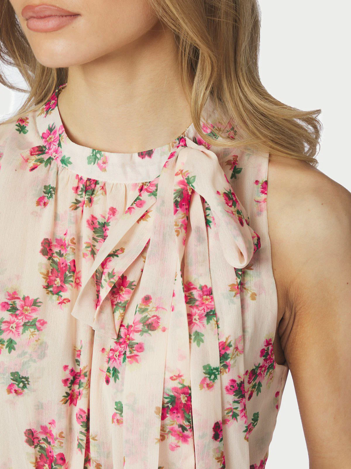 Marli Amazing Chiffon Rose Dress  Rose - Image 6