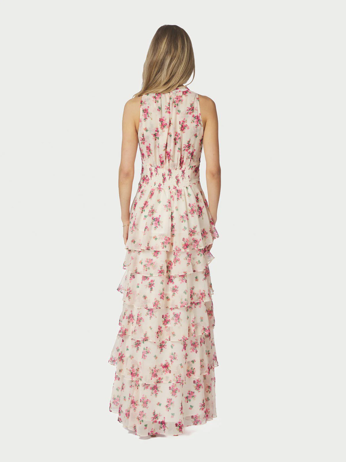Marli Amazing Chiffon Rose Dress  Rose - Image 7