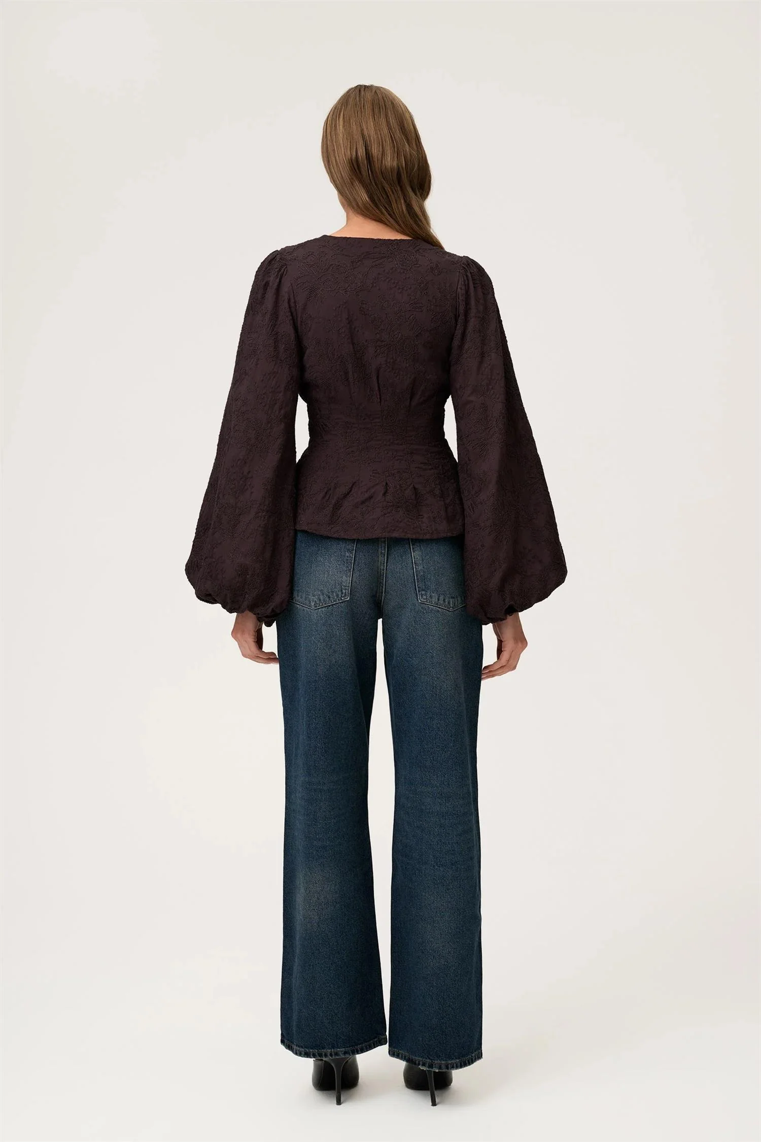 PALENA BLOUSE Brown - Image 4