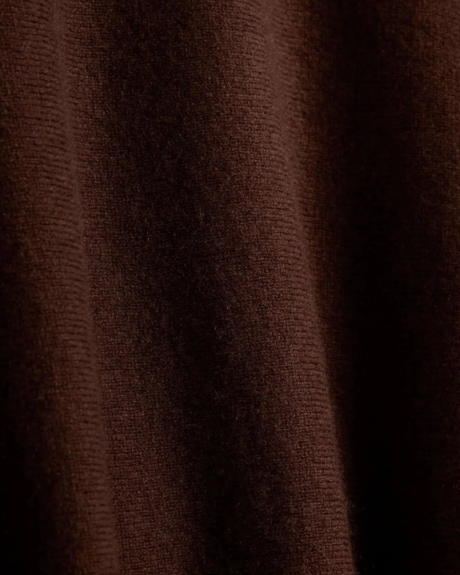 IBEN ENZO MERINO PONCHO  Cocoa Brown - Image 2