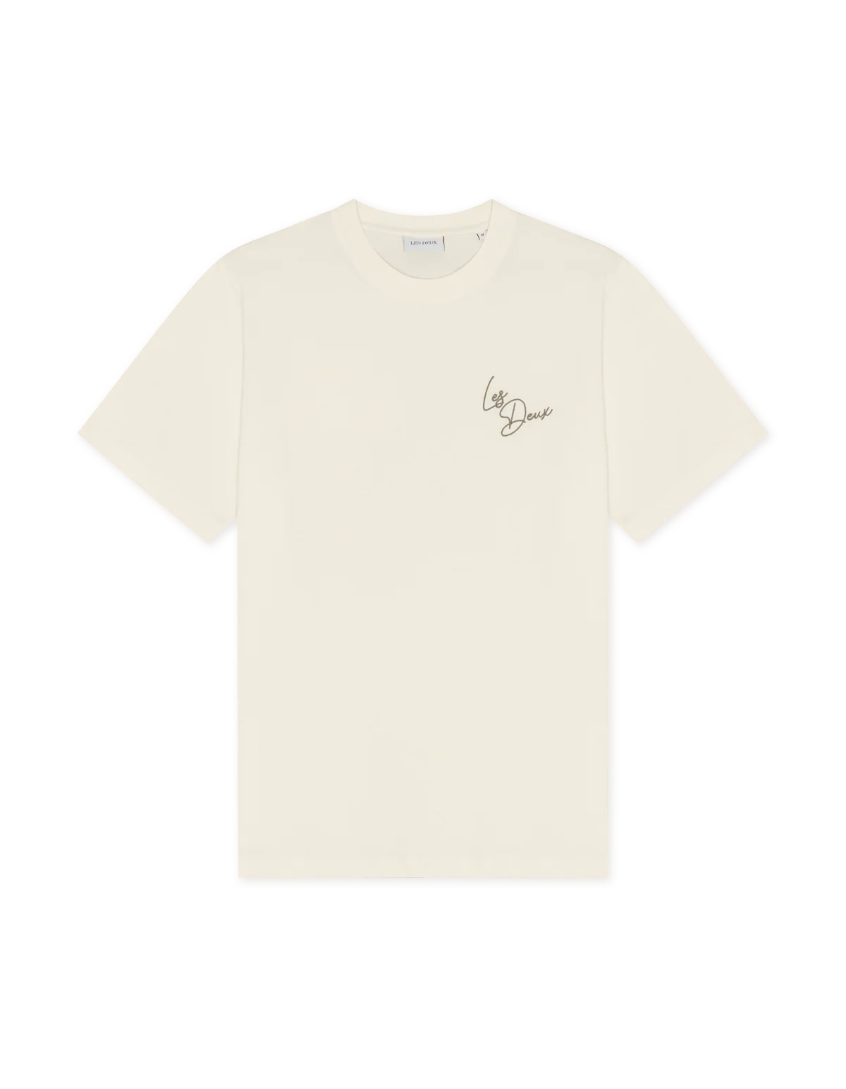 Signature Print T-Shirt  Light Ivory
