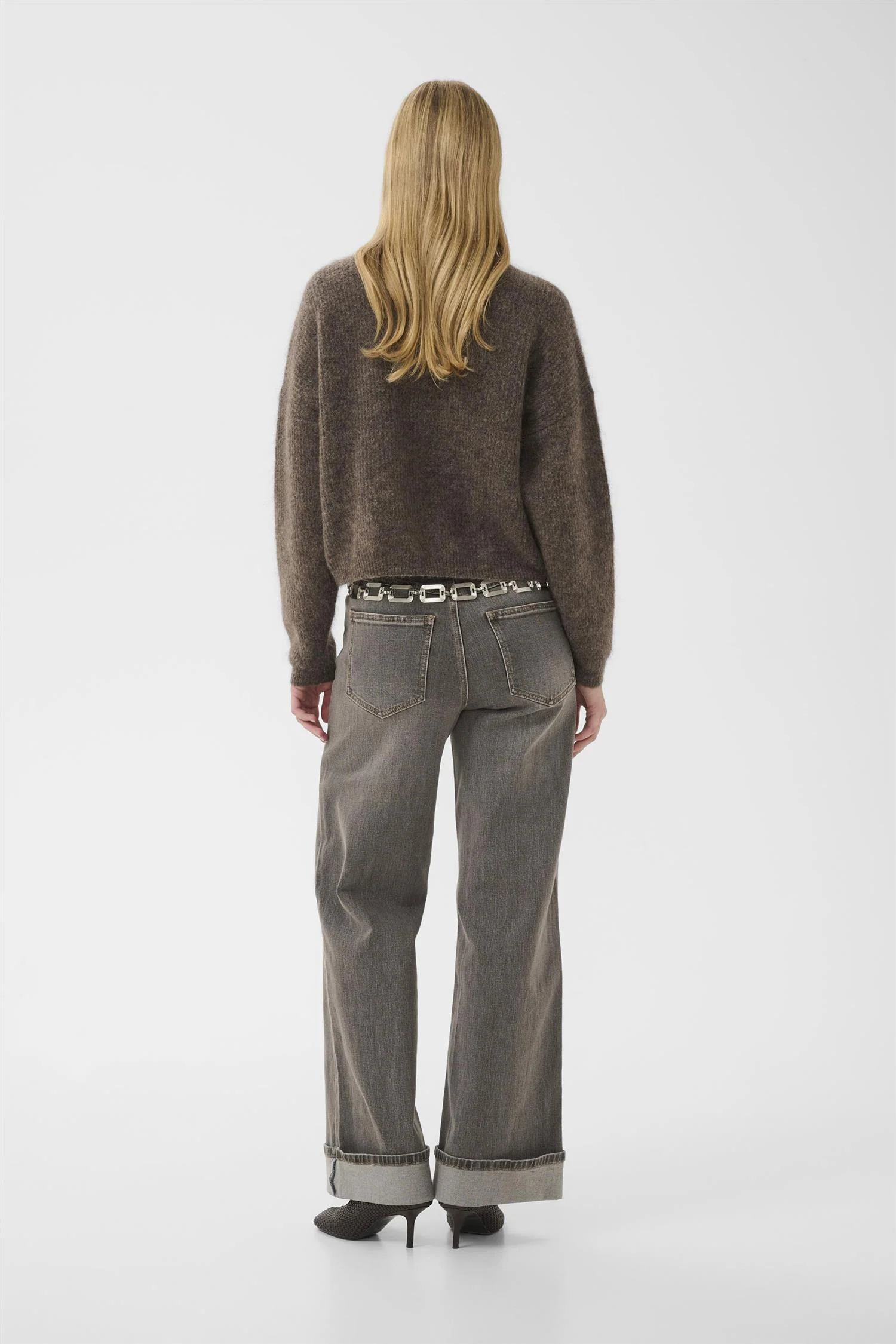 Debbie Cardigan  Chestnut Melange - Image 5
