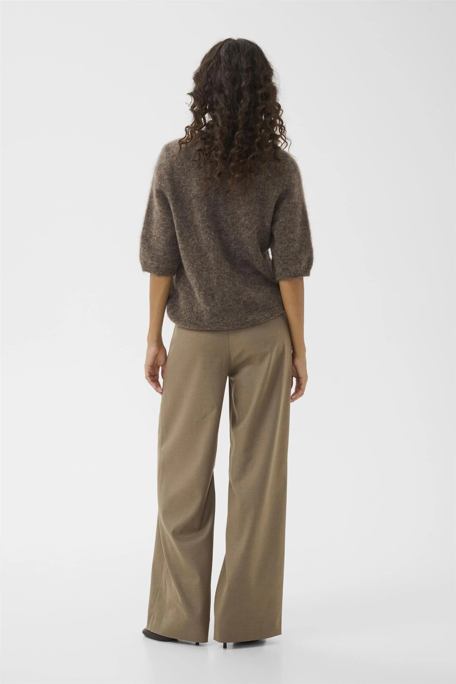 Debbie Ss Tee  Chestnut Melange - Image 6