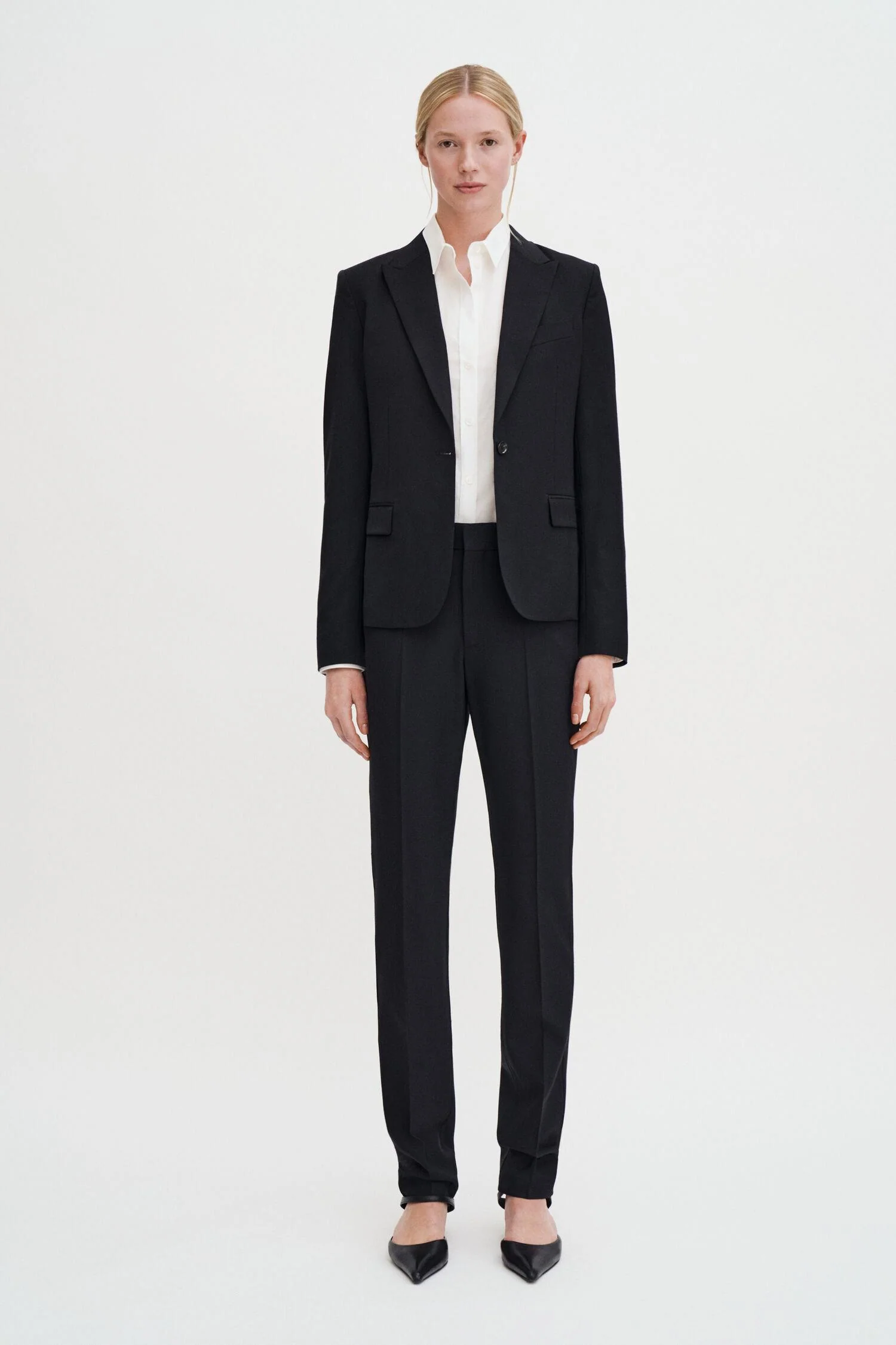 sasha cool wool blazer Black - Image 2