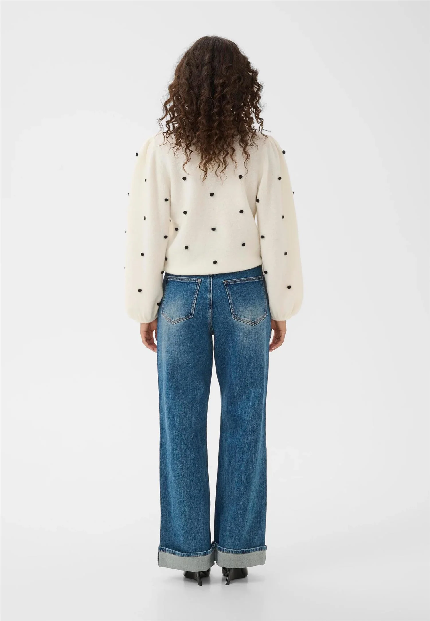GZALPHA DOT PULLOVER Ivory - Image 4