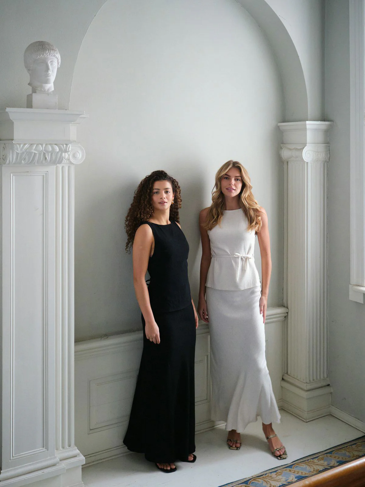Viso Linen Skirt  Black - Image 4