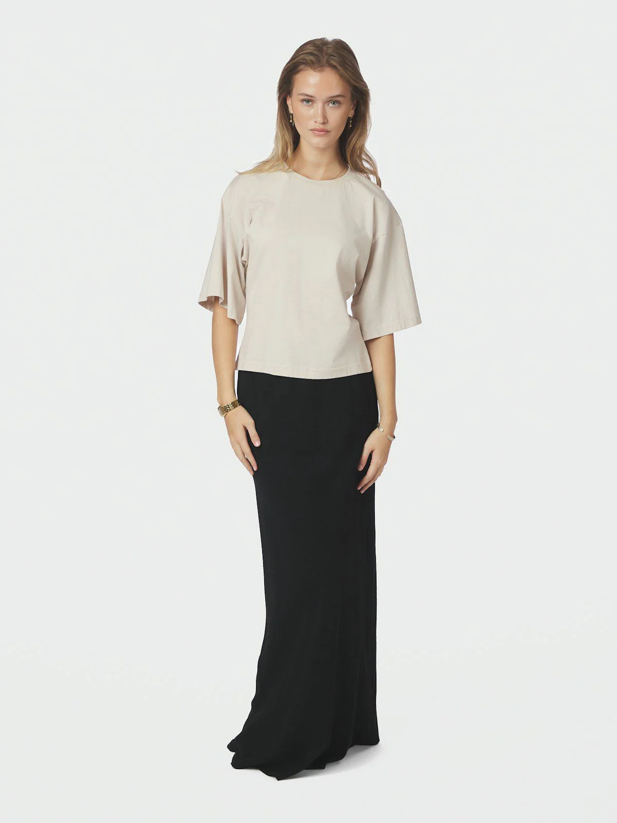 Viso Linen Skirt  Black - Image 7