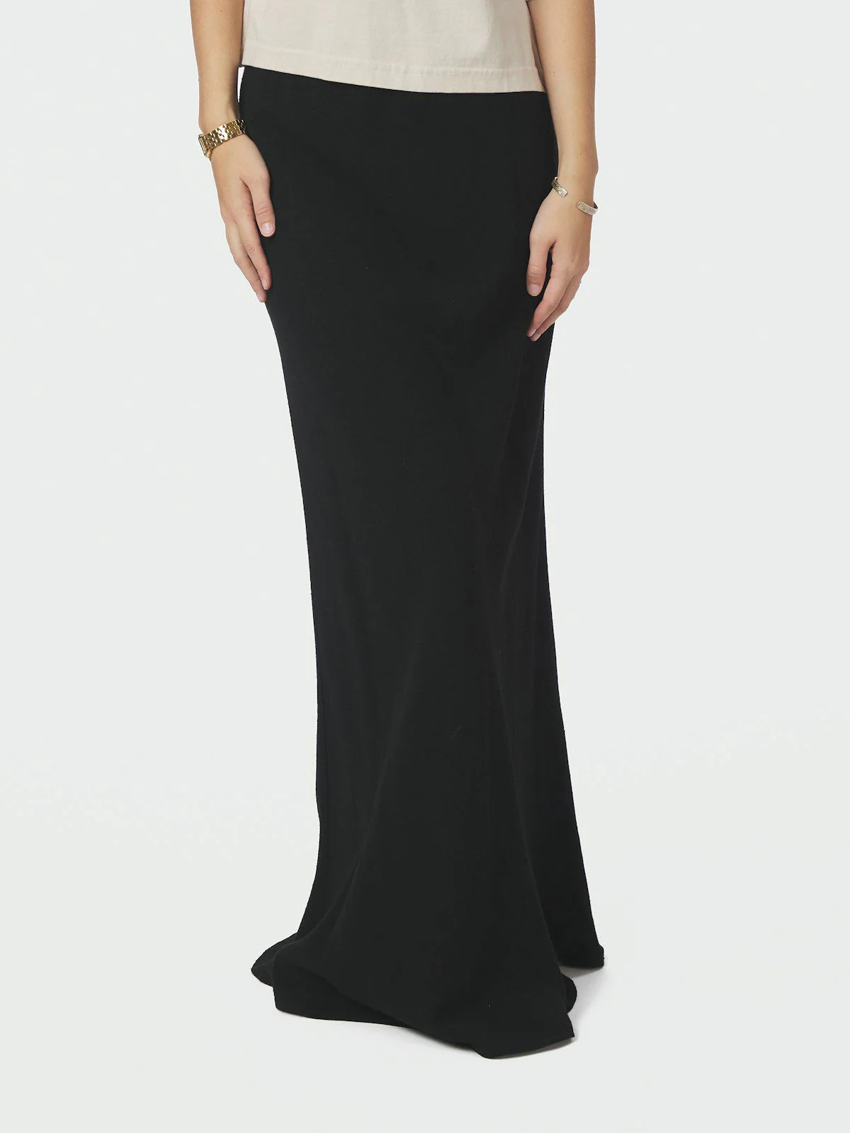 Viso Linen Skirt  Black - Image 9