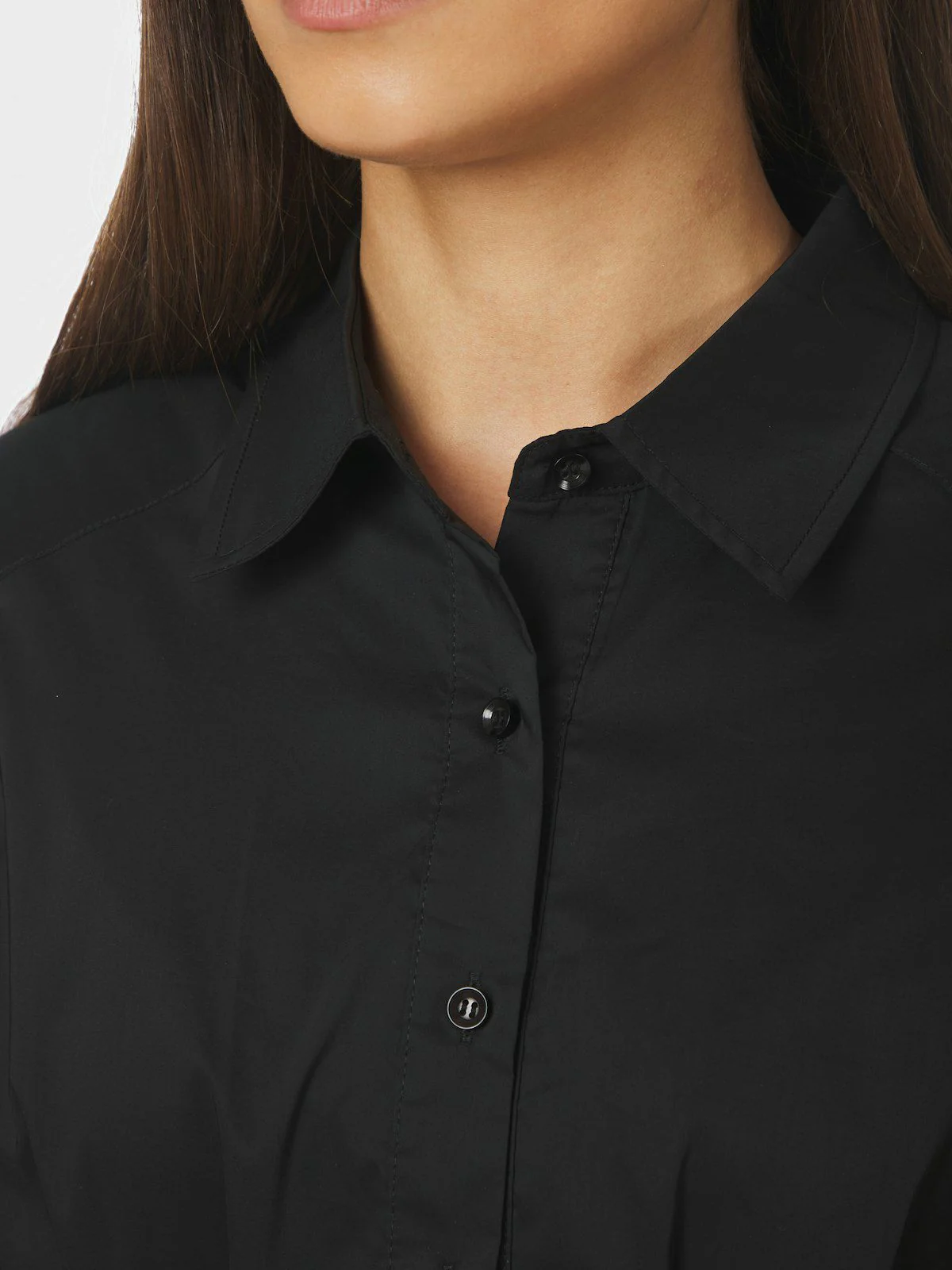 Baia Poplin Dress  Black - Image 2