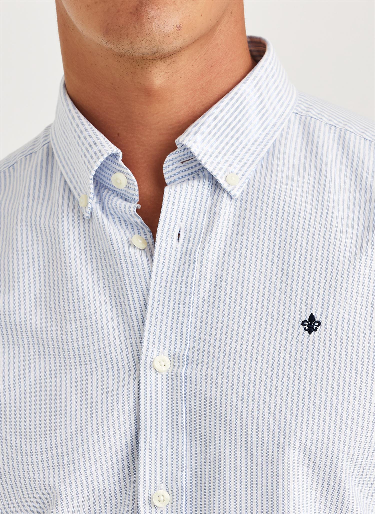 OXFORD STRIPED  Light Blue - Image 3