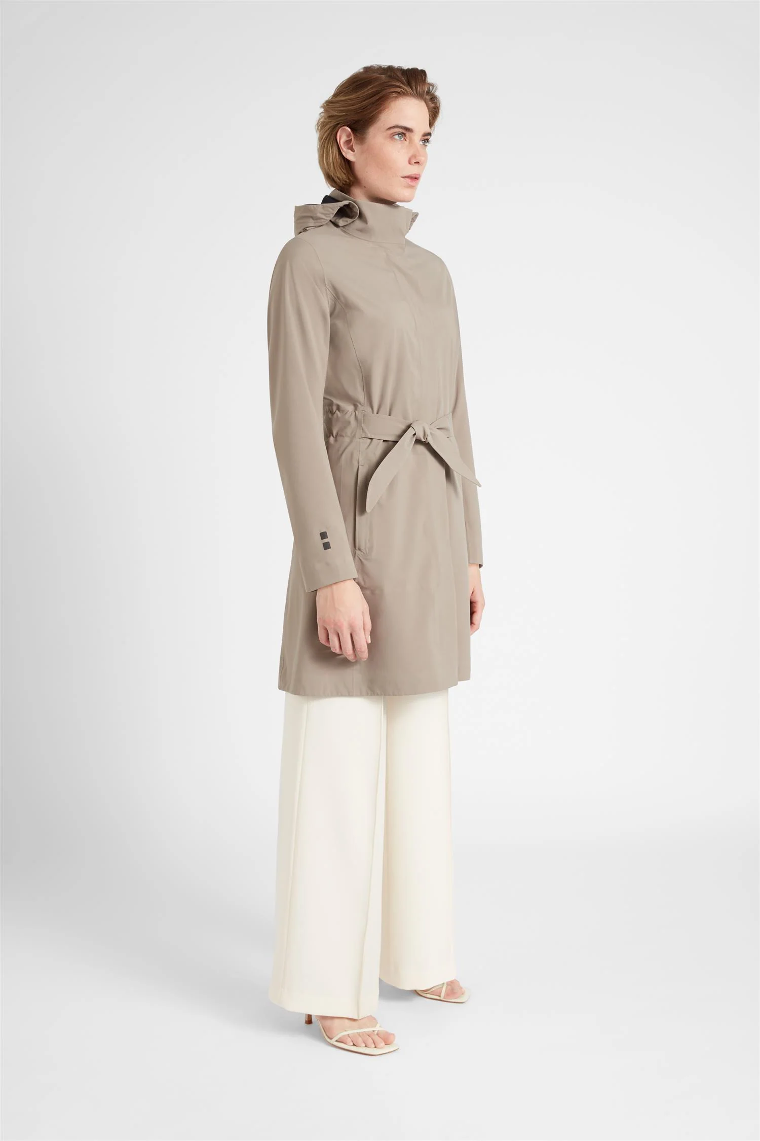 W ELEKTRA COAT  Driftwood - Image 10