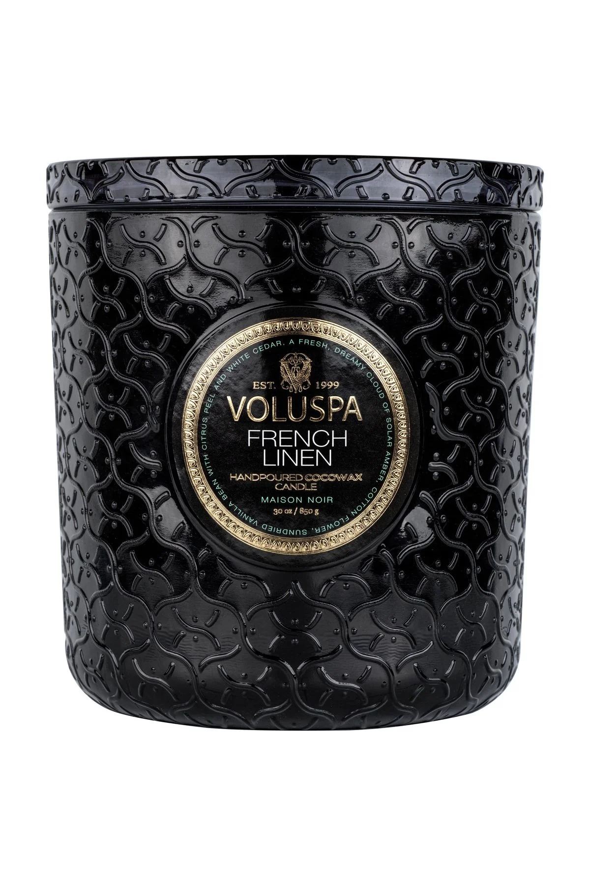 LUXE JAR CANDLE 80T  French Linen