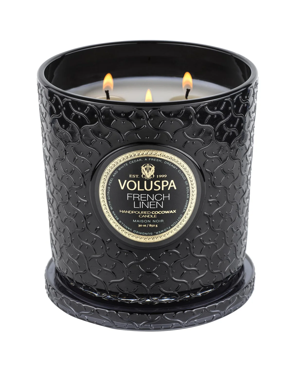 LUXE JAR CANDLE 80T  French Linen - Image 2