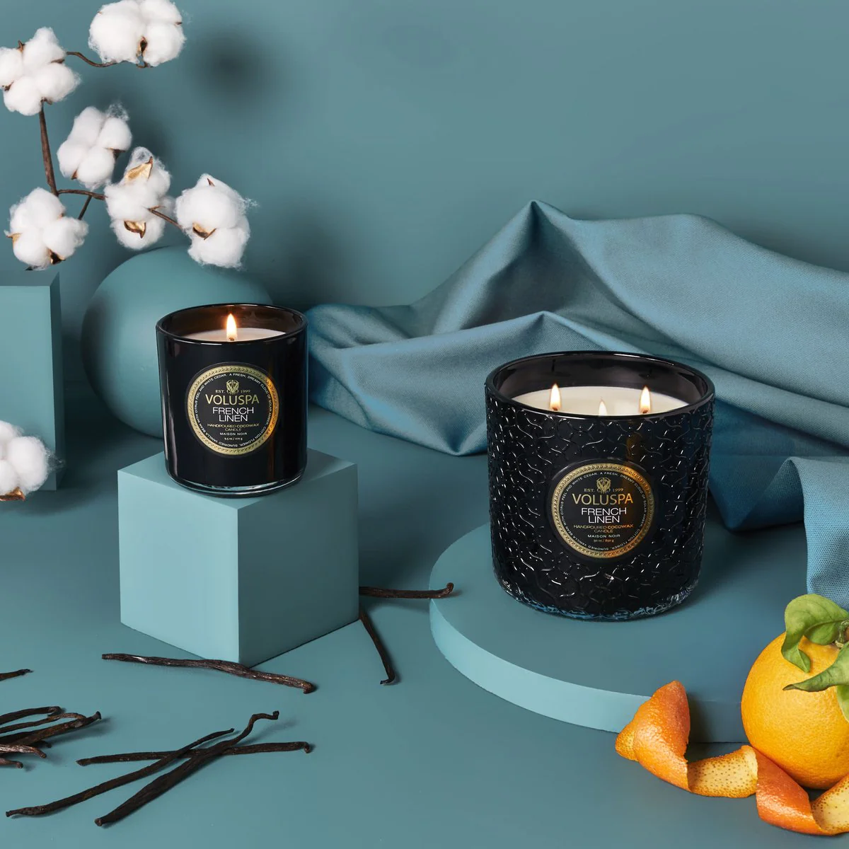 LUXE JAR CANDLE 80T  French Linen - Image 3