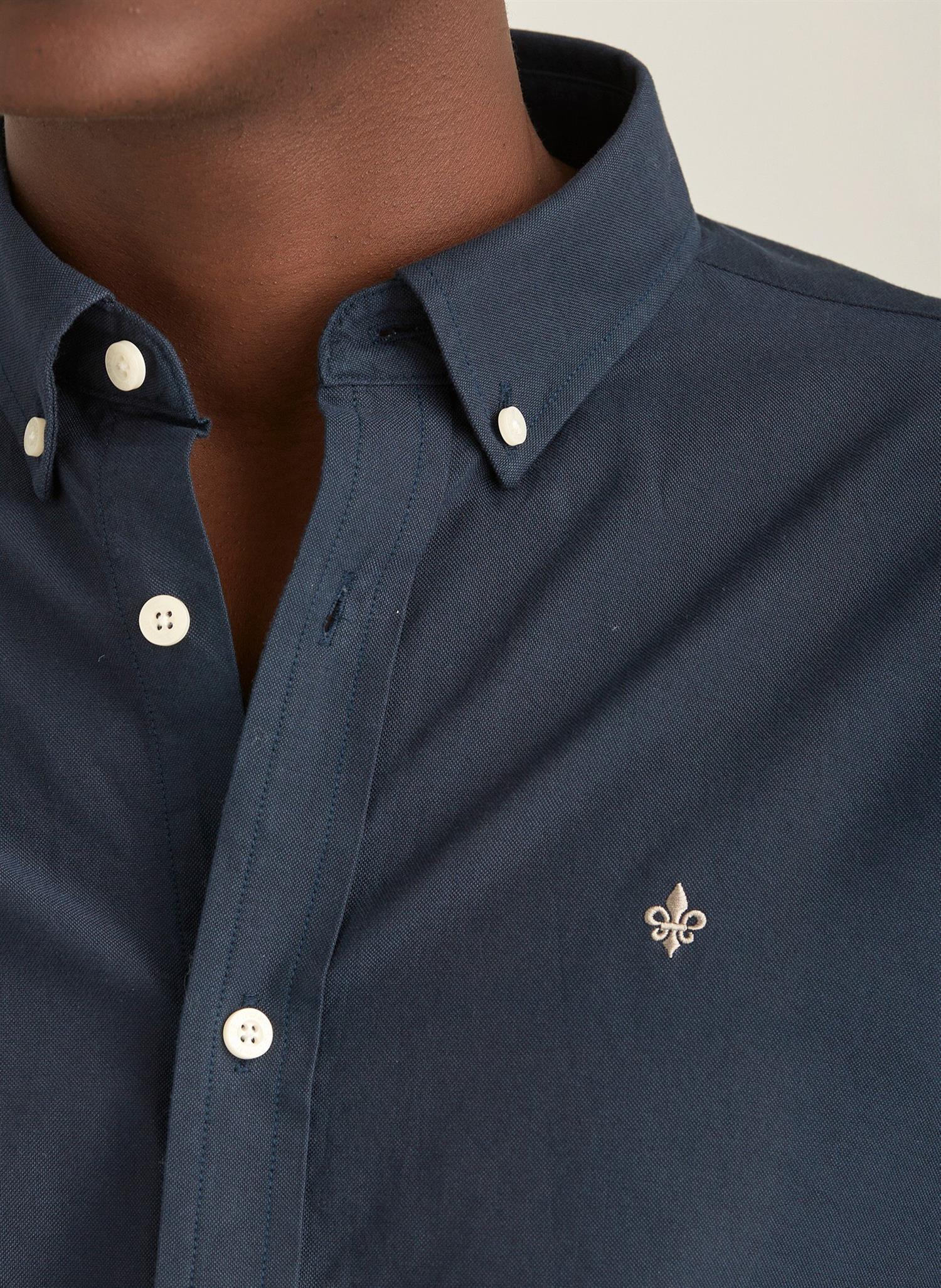 OXFORD BUTTON DOWN  Navy - Image 5