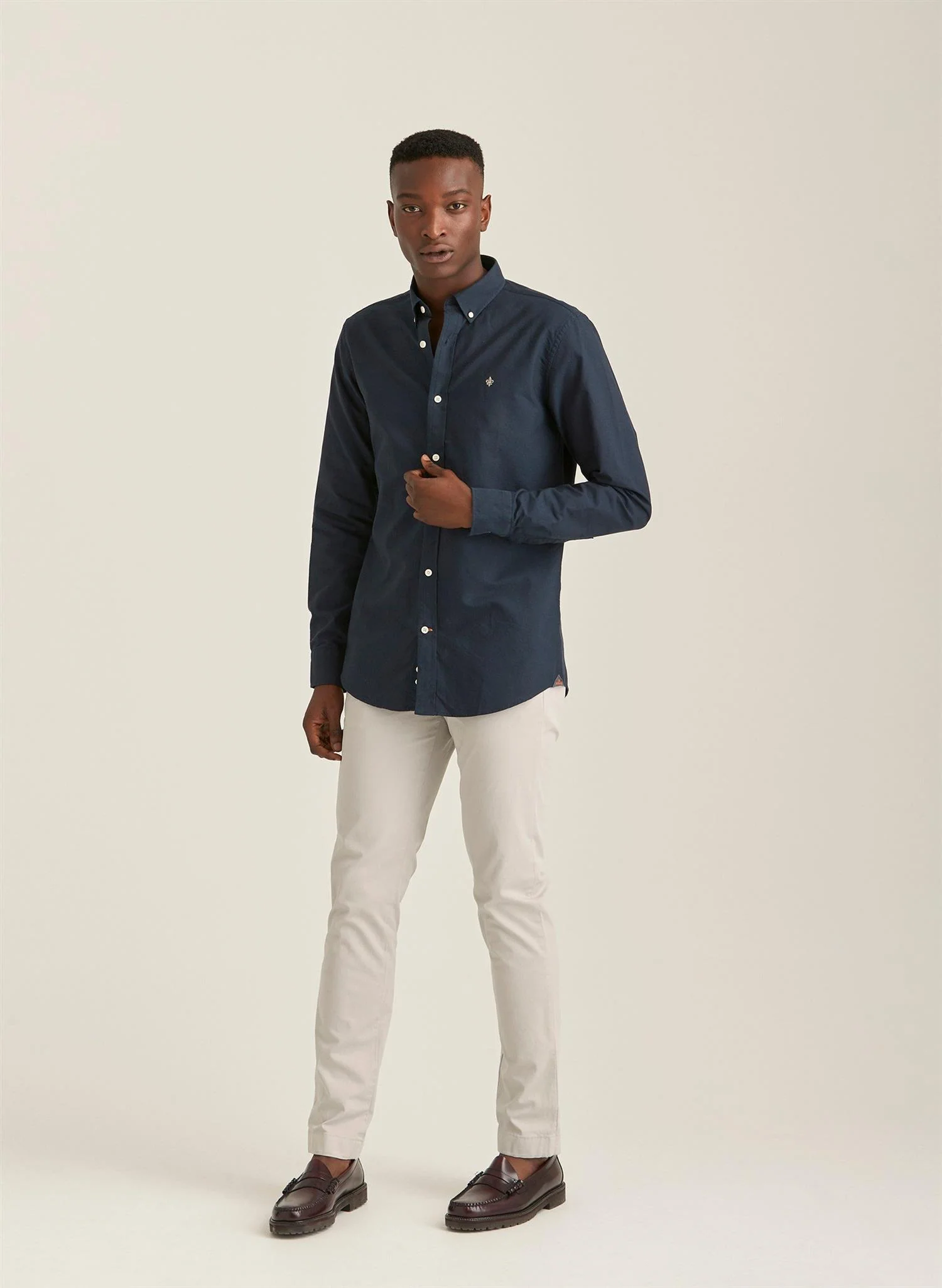 OXFORD BUTTON DOWN  Navy - Image 6