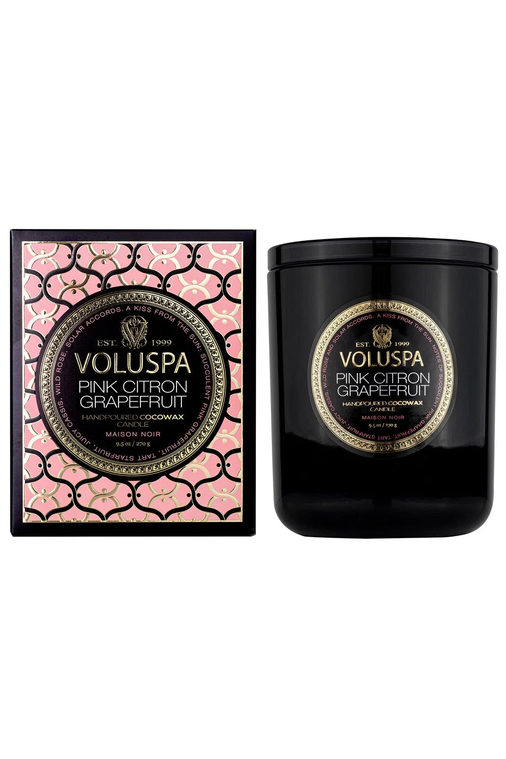 BOXED CANDLE 60T  Pink Citron Grapefruit