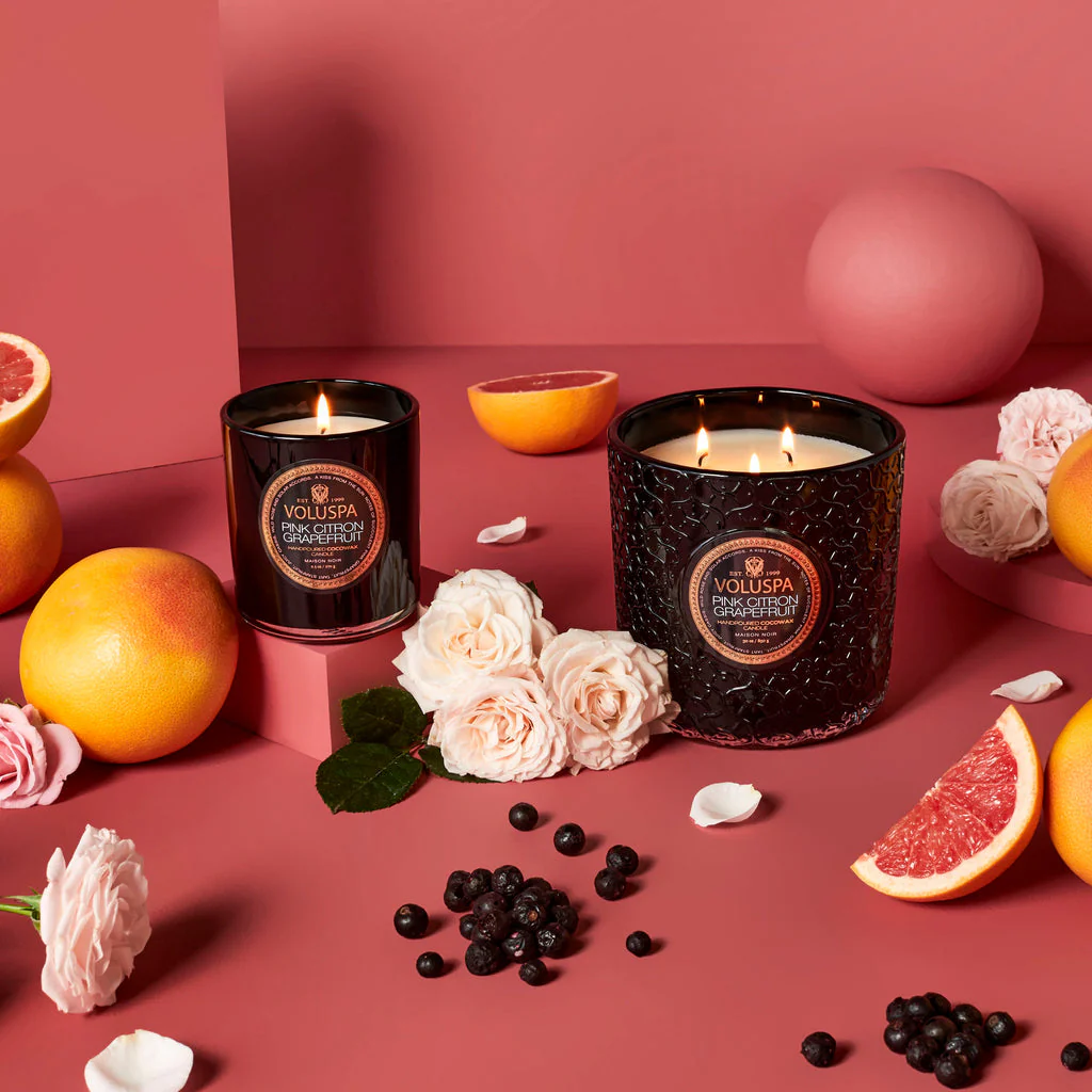 BOXED CANDLE 60T  Pink Citron Grapefruit - Image 4