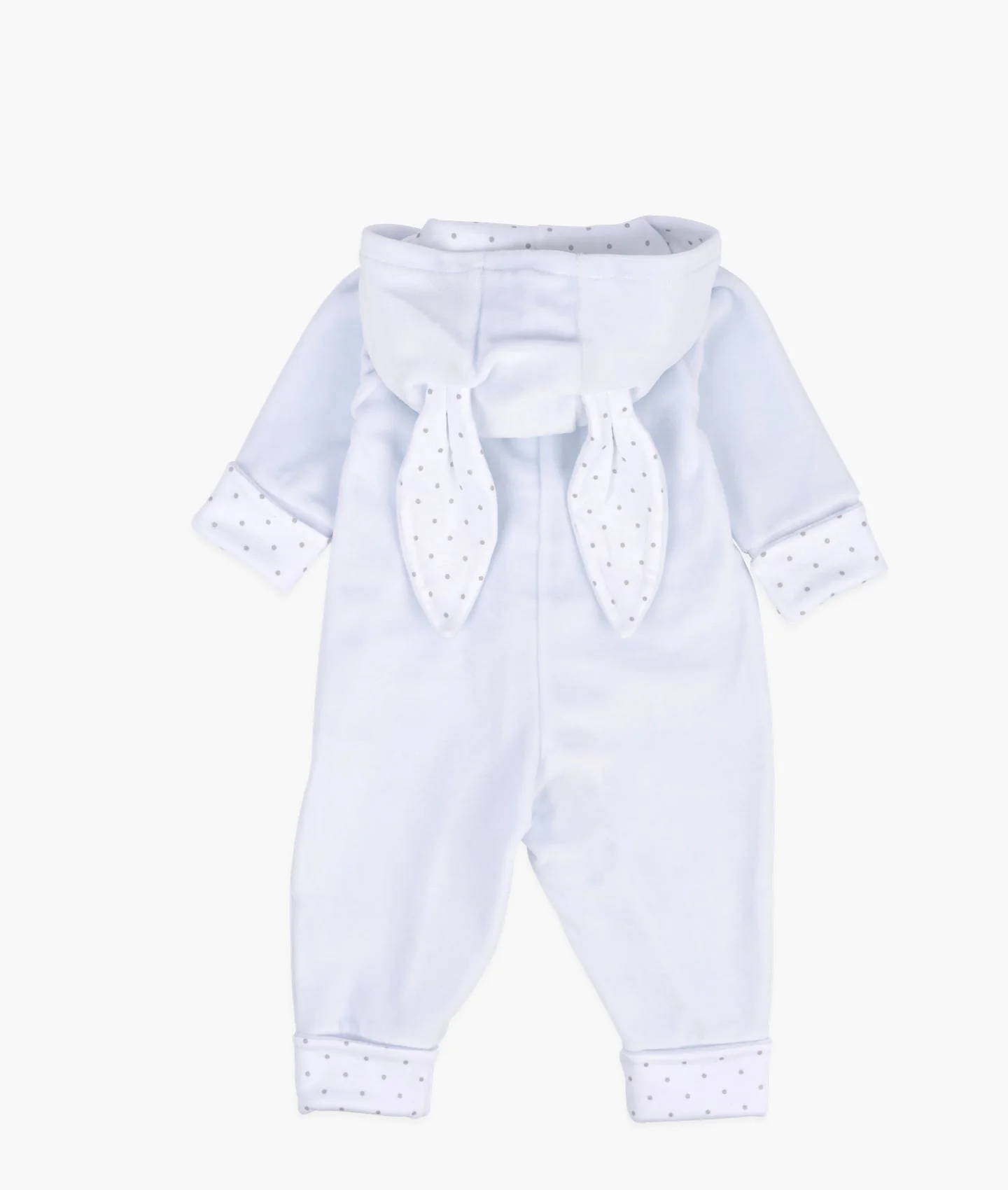 PLUSH BUNNY OVERALL  Light Blue - Image 2