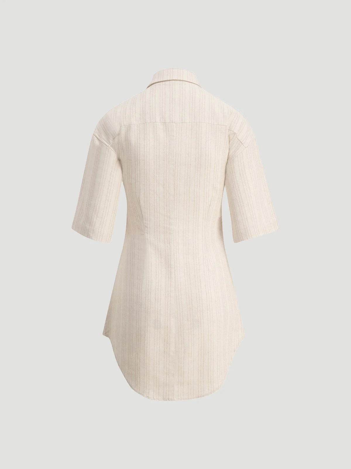 TUVA SHIRT Sand Stripe - Image 4