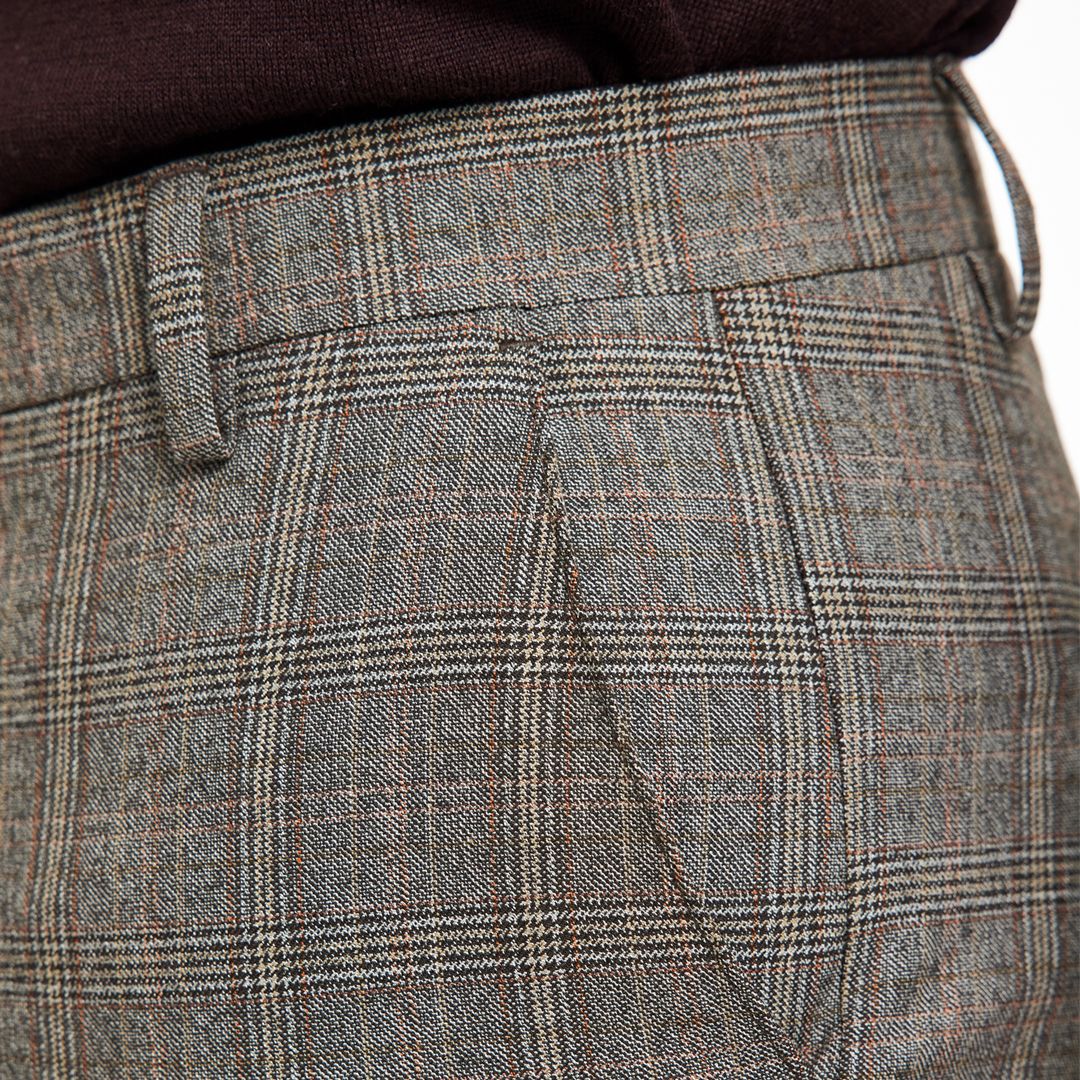 OSCAR 762  Light Brown Check - Image 6