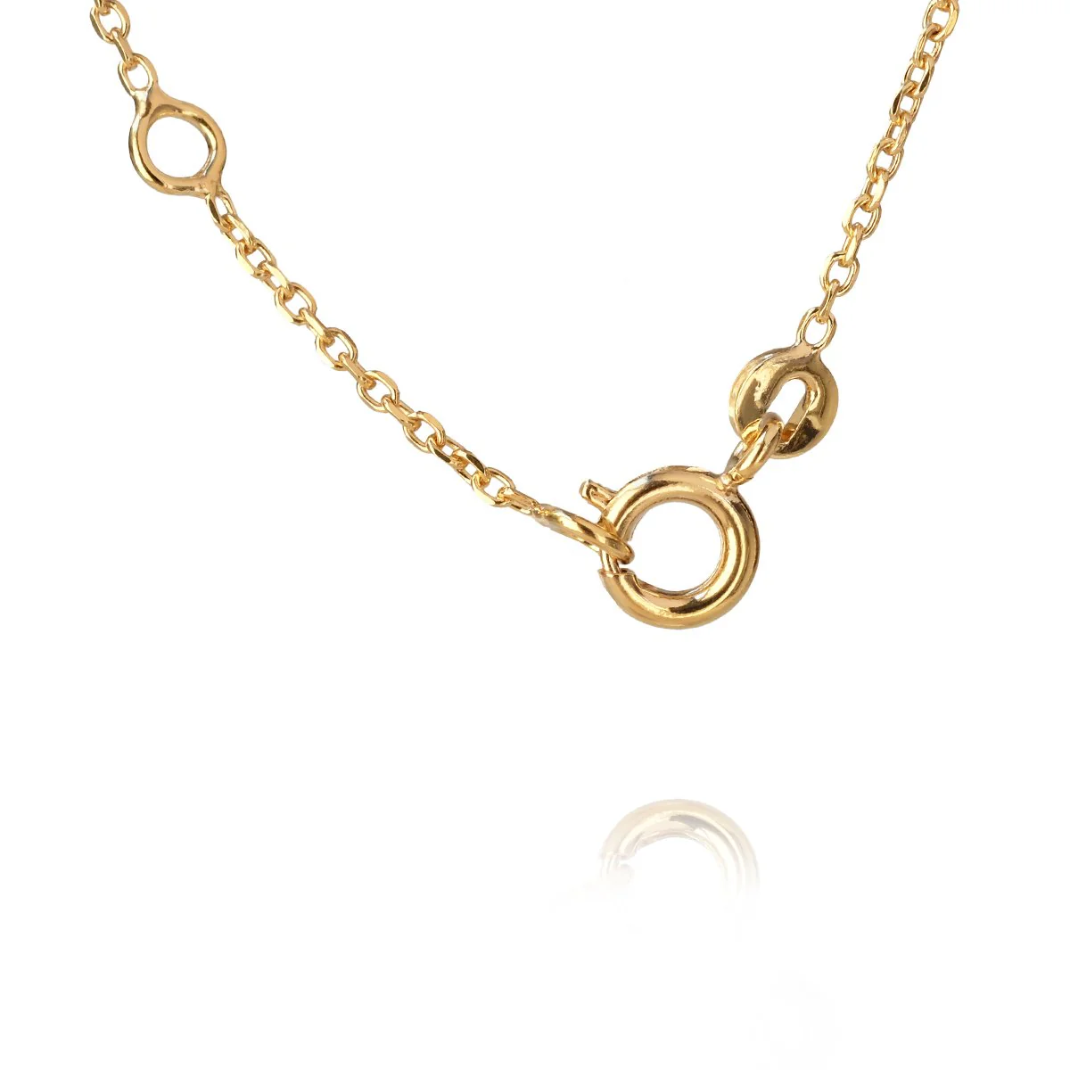 MINI DROP NECKLACE GOLD  Crystal - Image 3