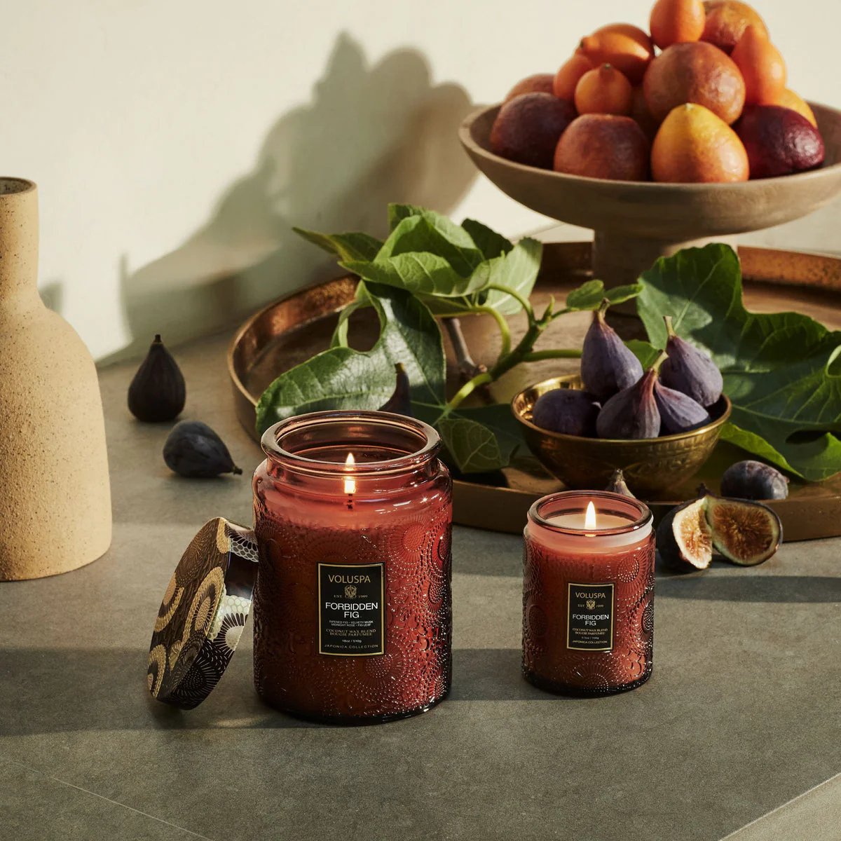 LARGE JAR CANDLE 100 TIM  Forbidden Fig - Image 3