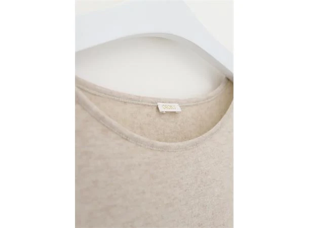 PERFECT LINE CASHMERE T-SHIRT L/SL MRL  Beige - Image 3