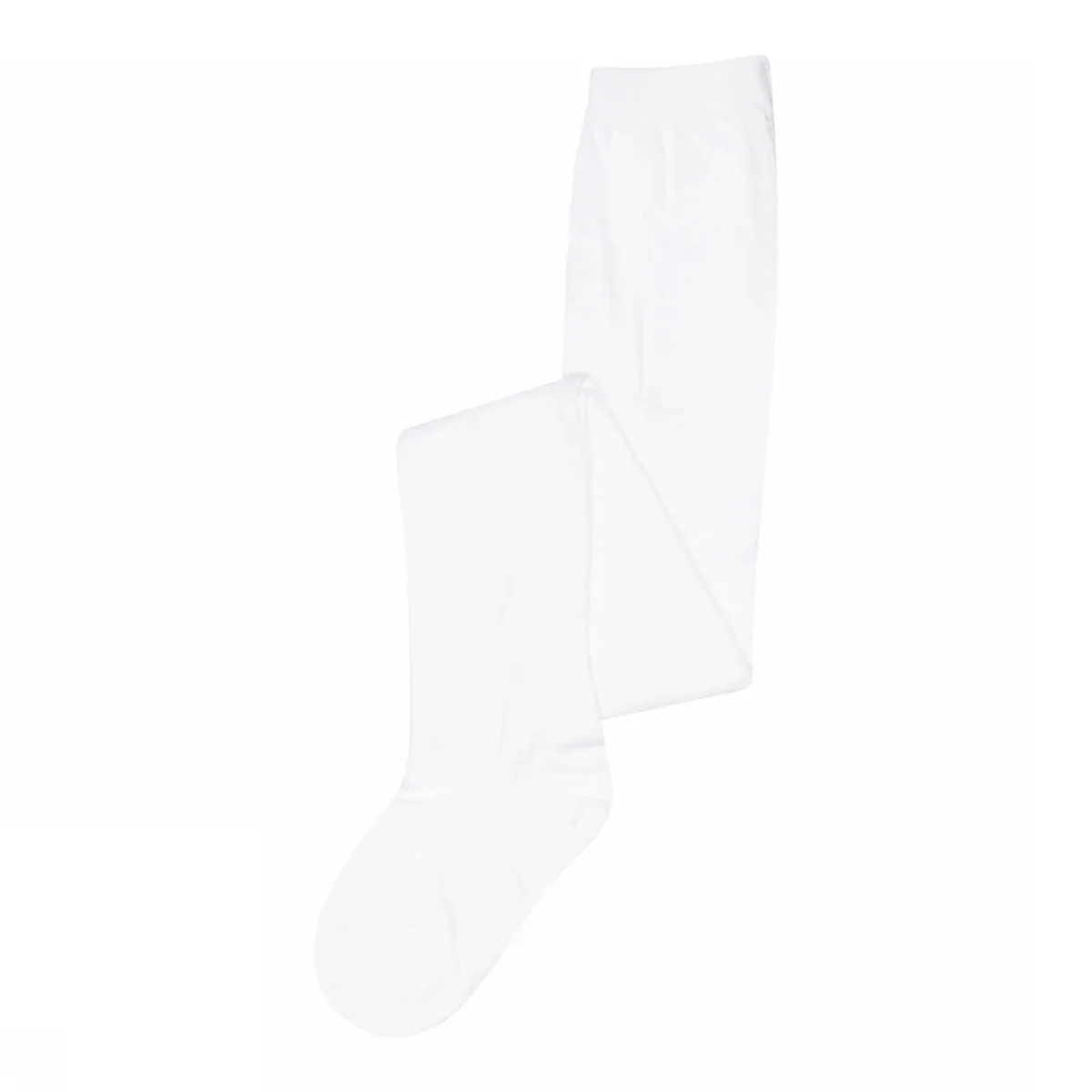LACE COTTON TIGHTS  White