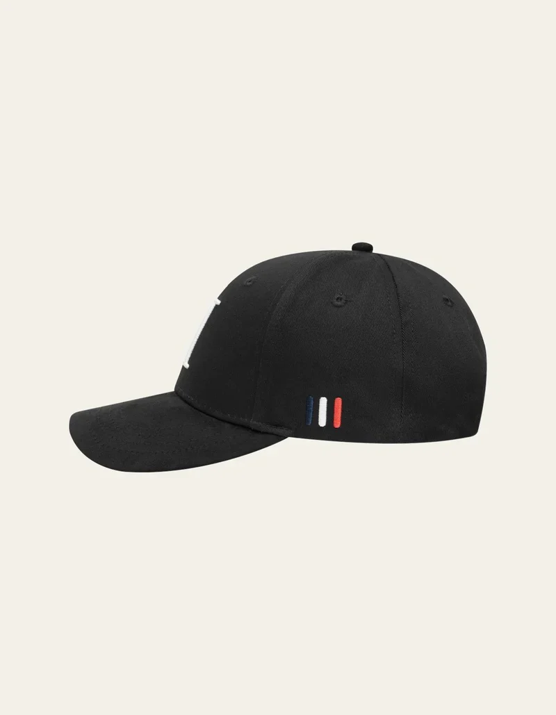 Baseball Cap Suede II  Black/White - Image 2