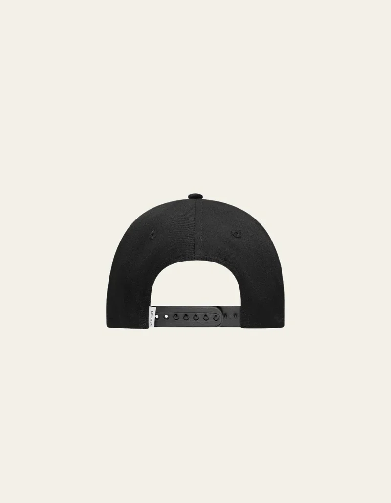 Baseball Cap Suede II  Black/White - Image 4