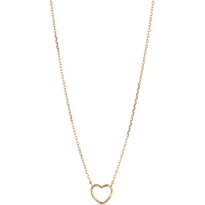 NECKLACE ORGANIC HEART Gold