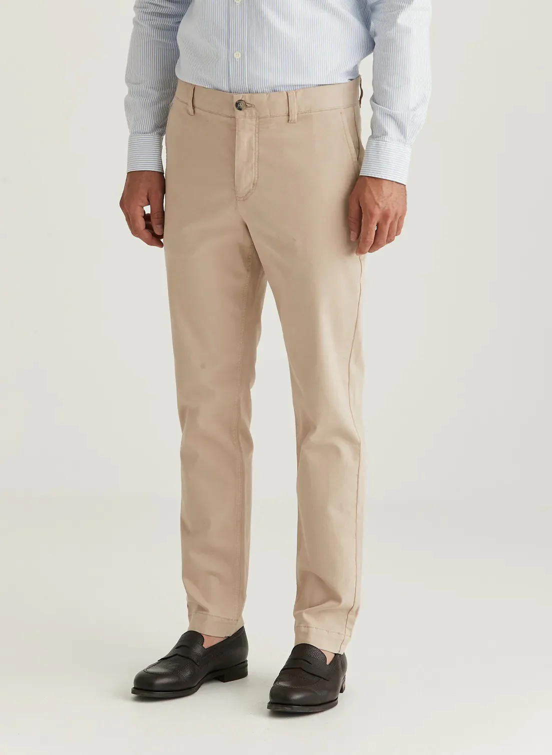 Jeffrey Brushed Chino  Khaki - Image 2