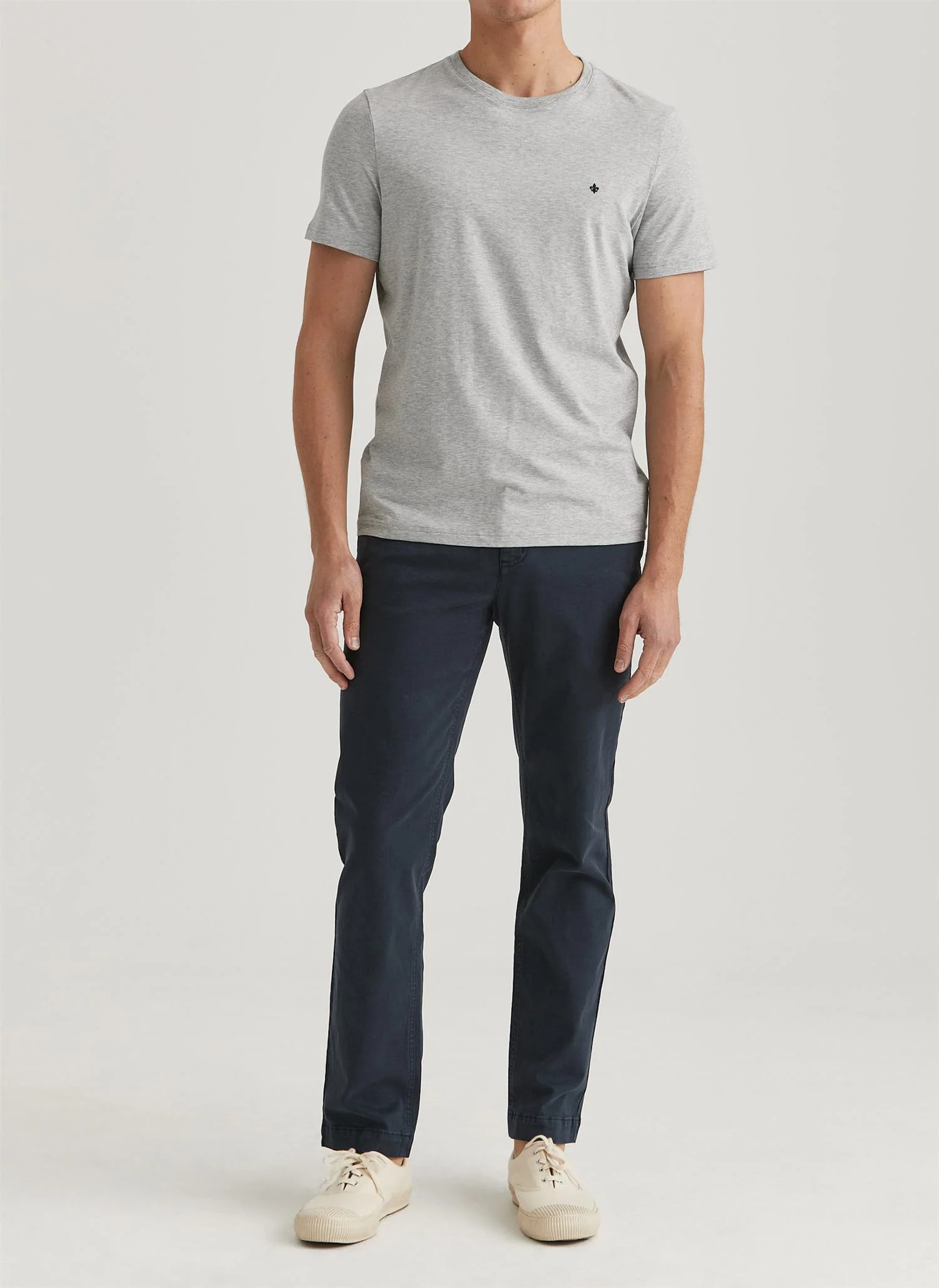 Jeffrey Brushed Chino  Blue - Image 2