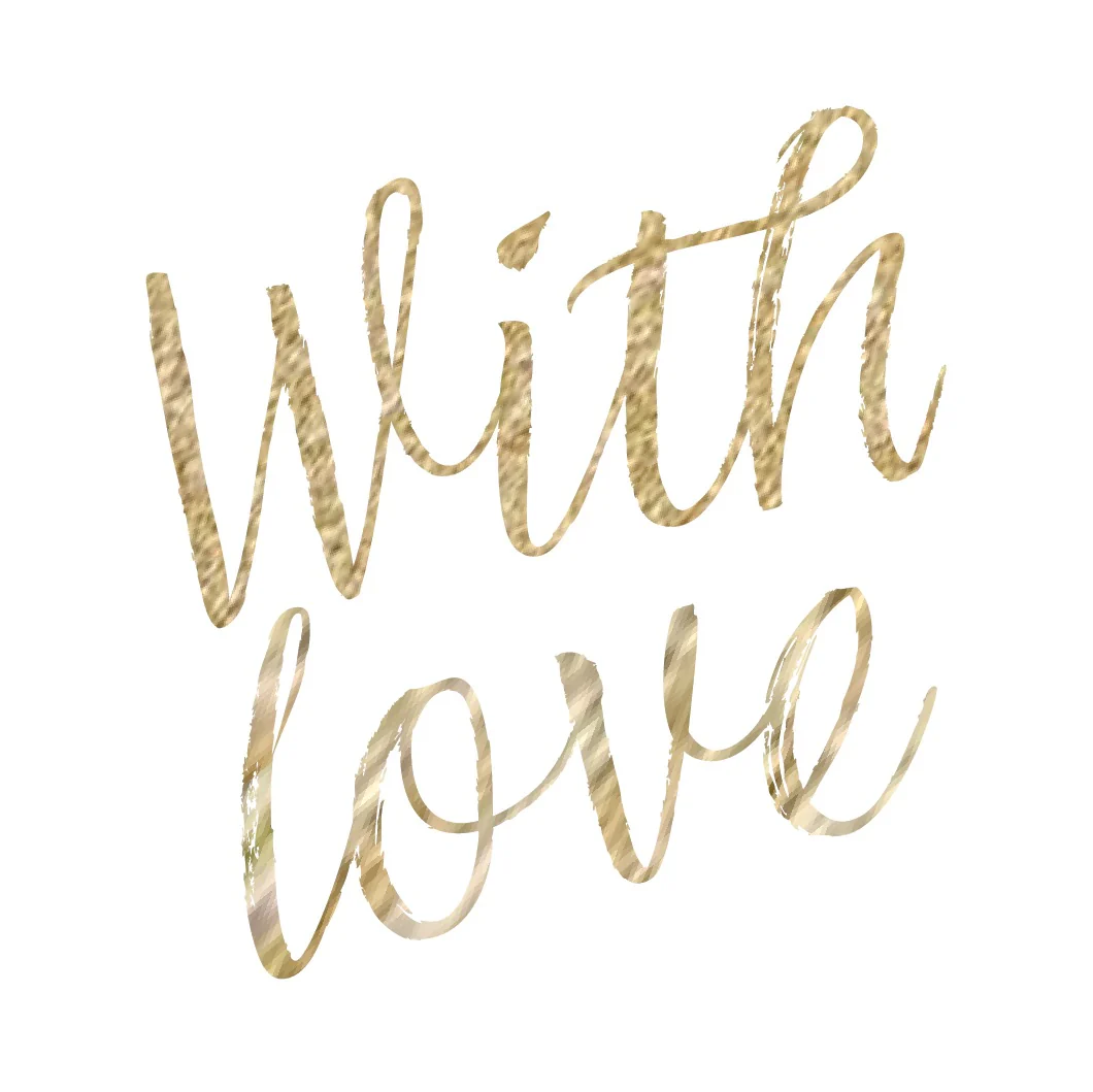 With love Hvit - Image 2