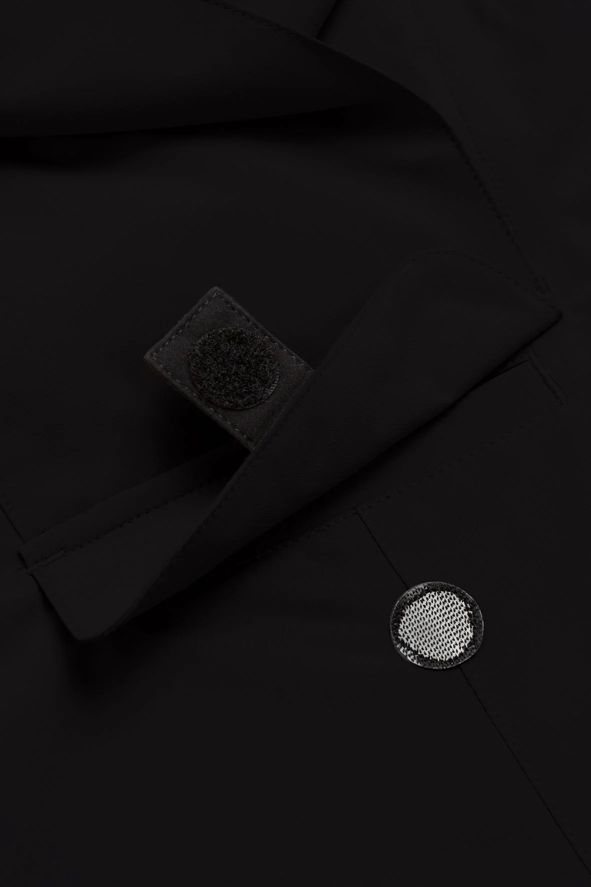 BERGEN MINI PONCHO  Black - Image 3