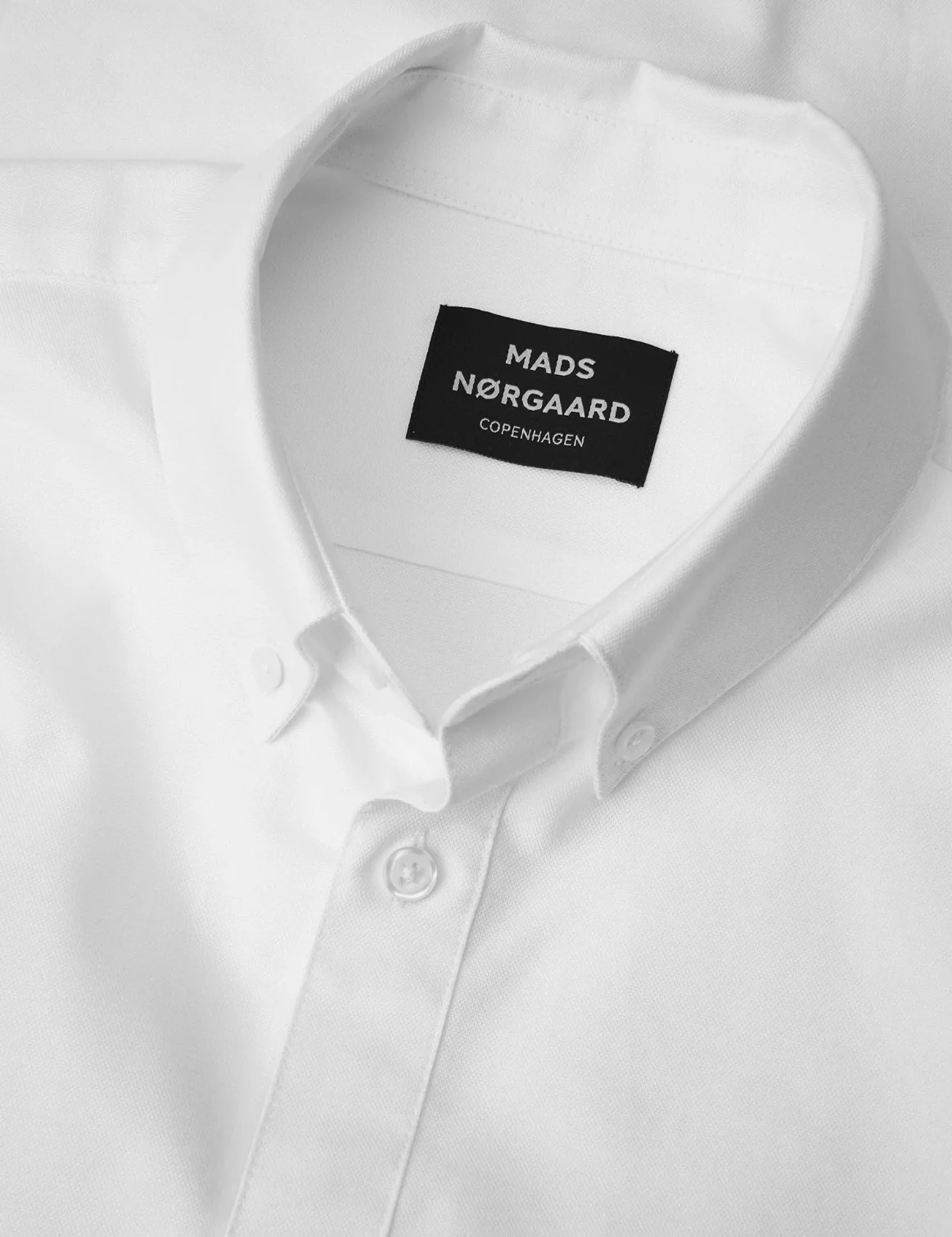 Cotton Oxford Sune Shirt  White - Image 3